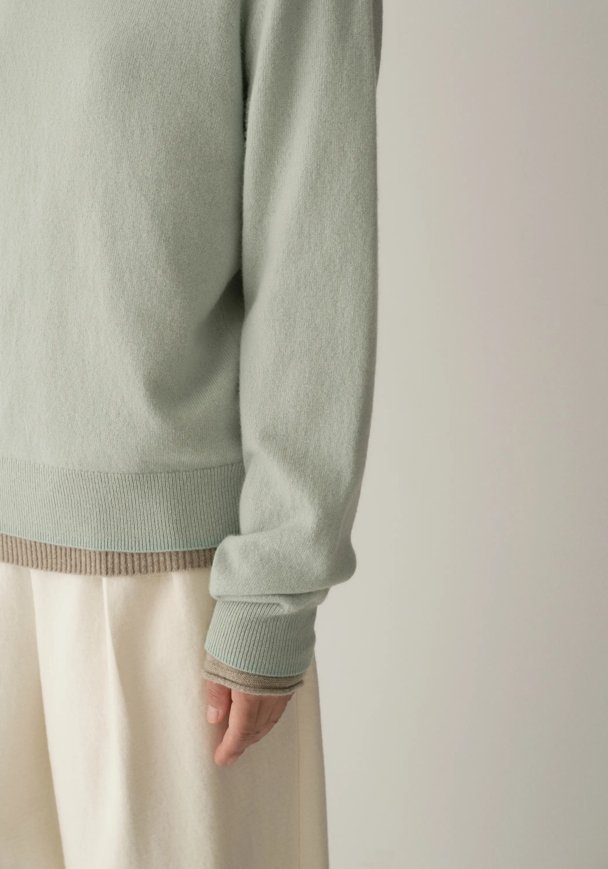 Merino Wool Mock-neck  Top - Image 11