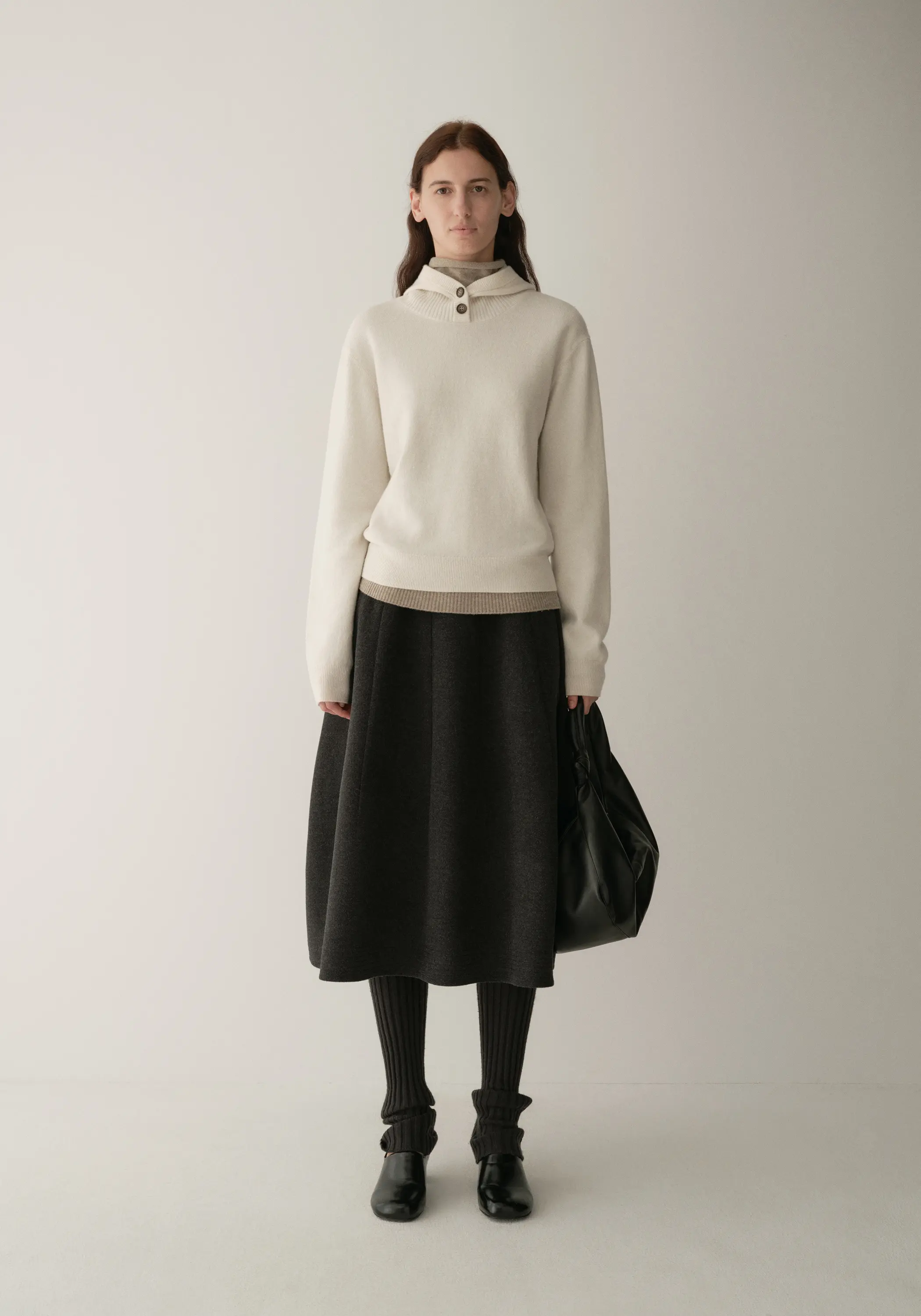 Merino Wool Mock-neck  Top - Image 15