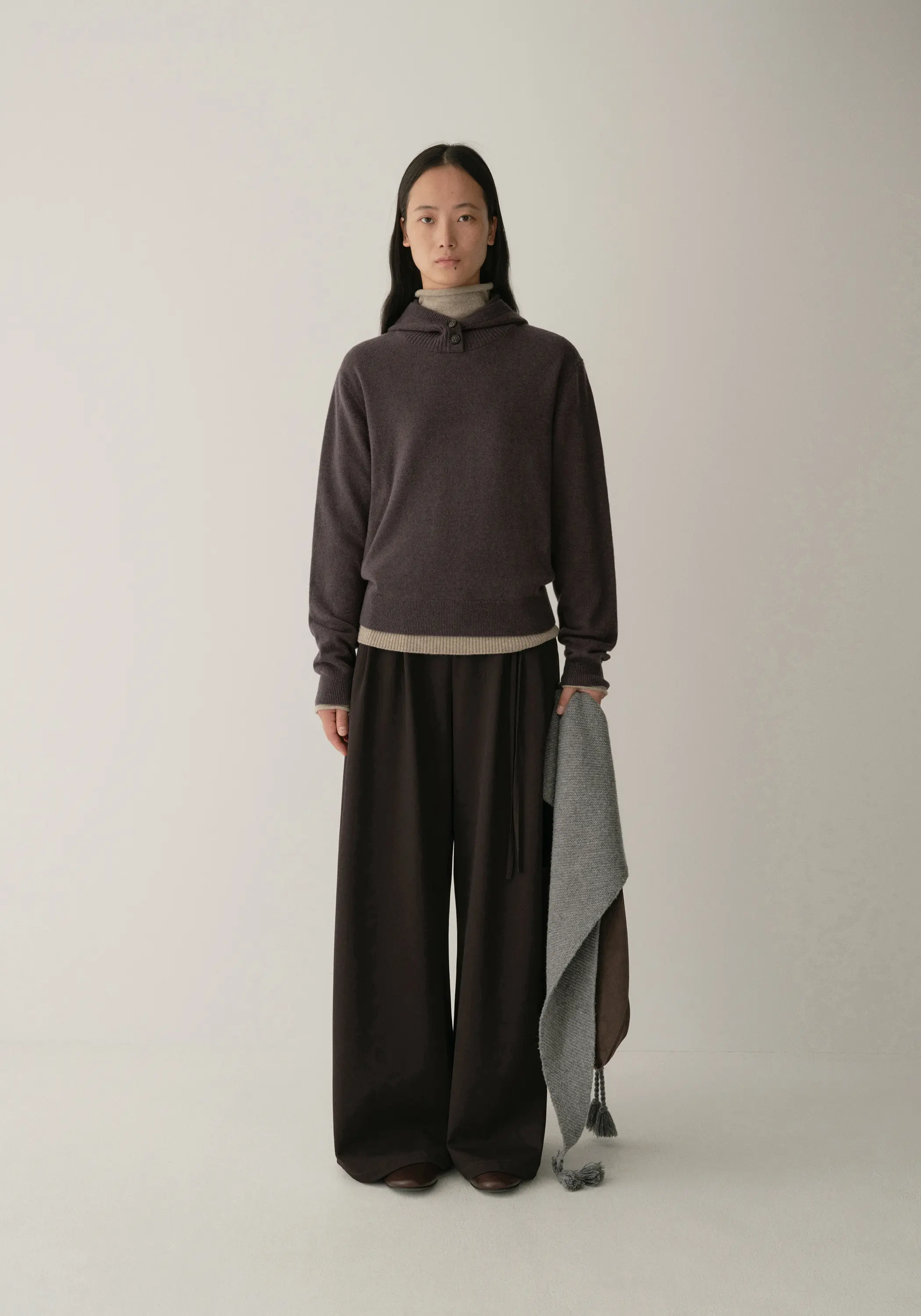 Merino Wool Mock-neck  Top - Image 2