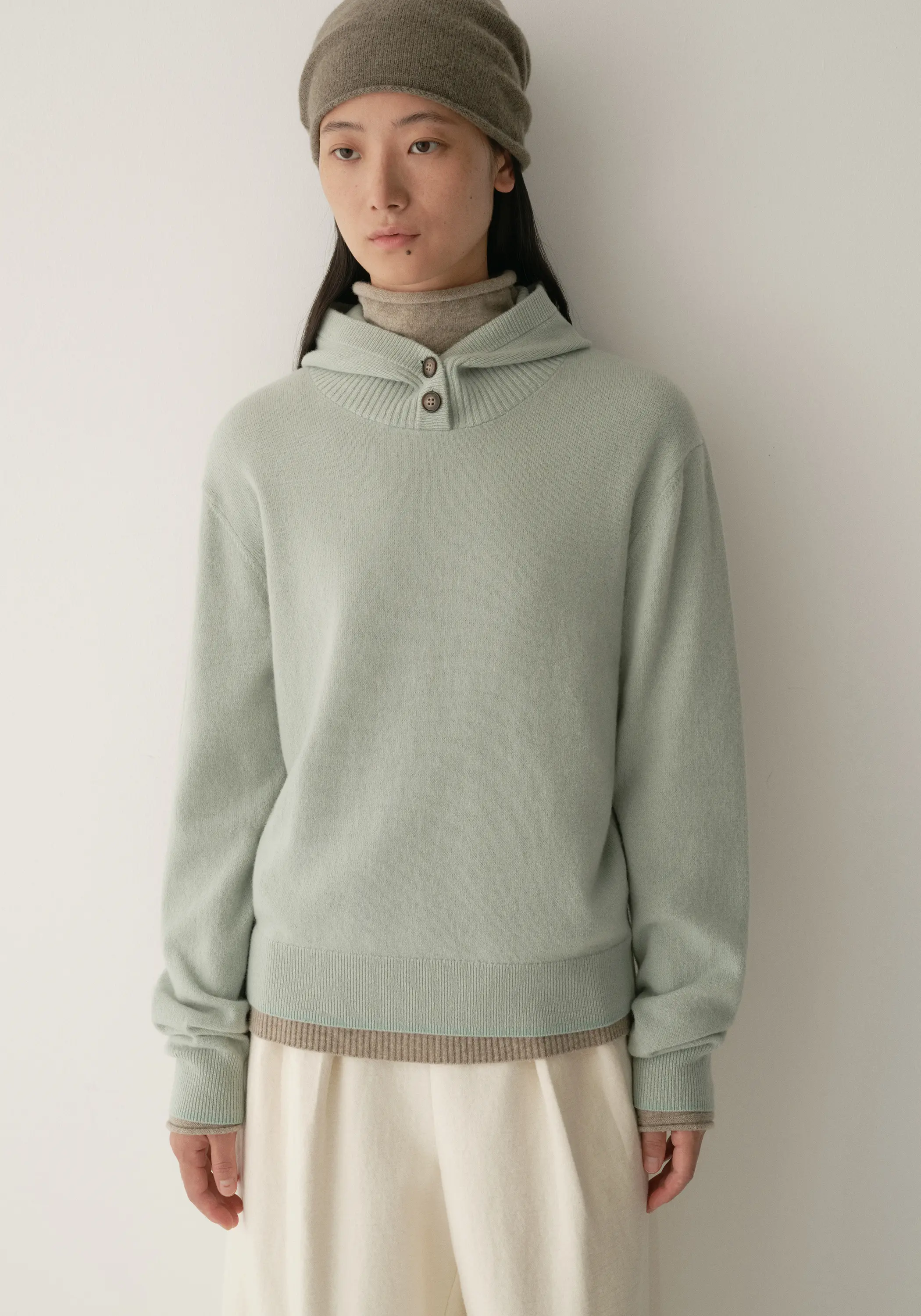 Merino Wool Mock-neck  Top - Image 7