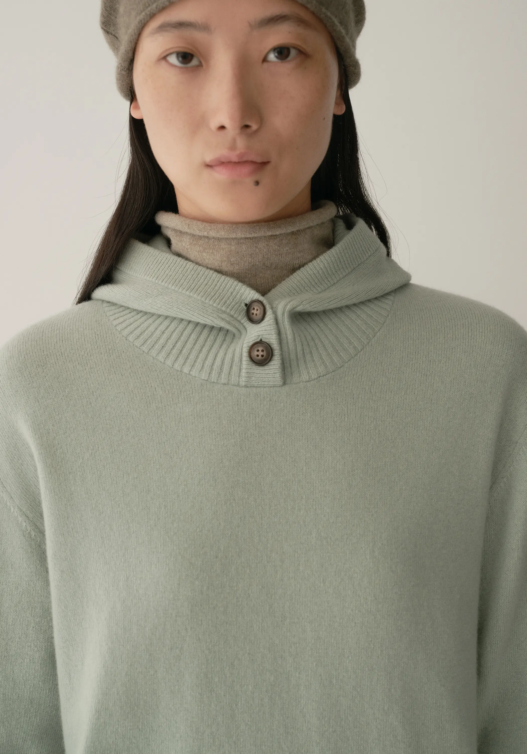 Merino Wool Mock-neck  Top - Image 8