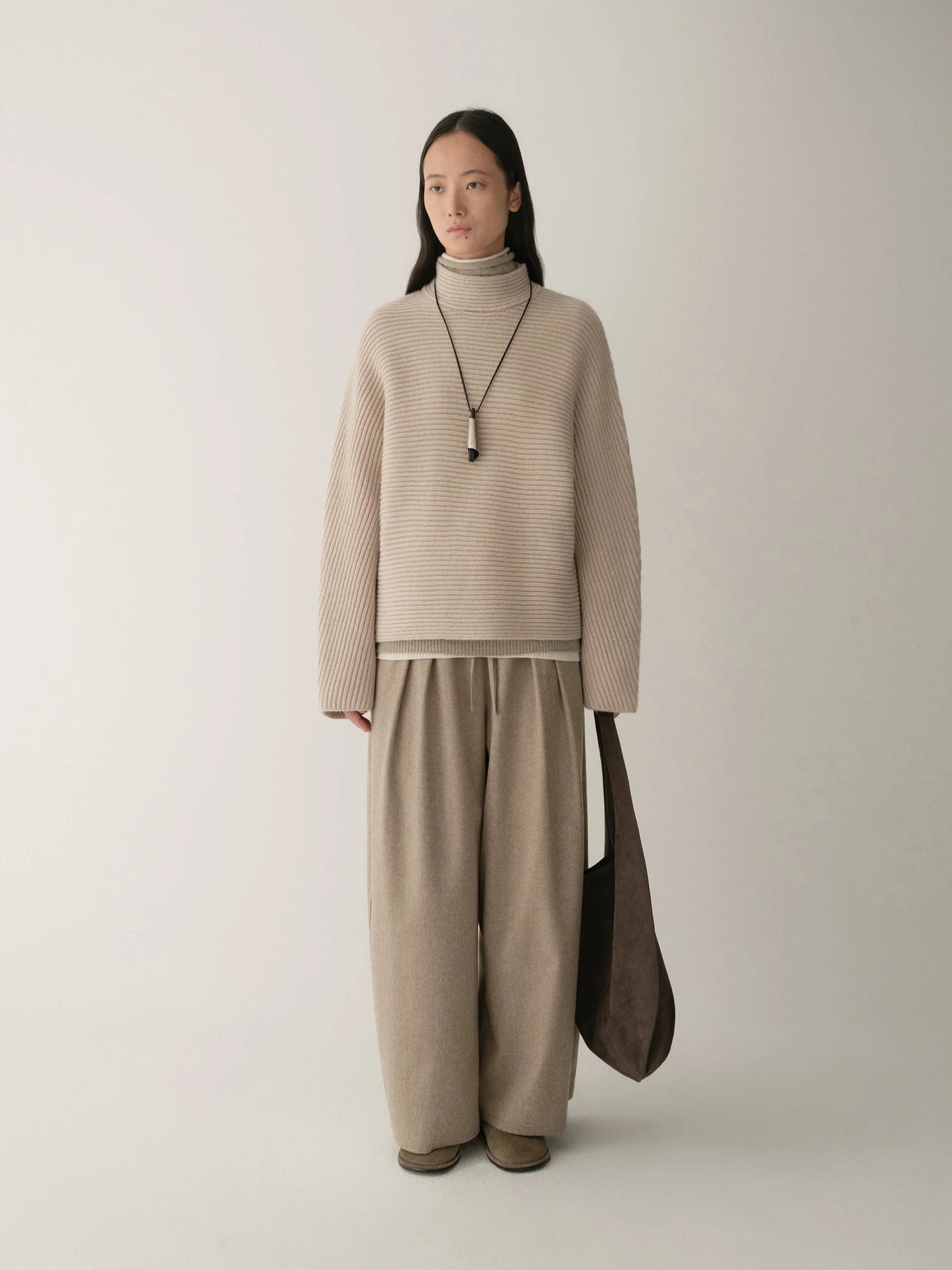 Meino Wool Ribbed Knit Top - Image 5