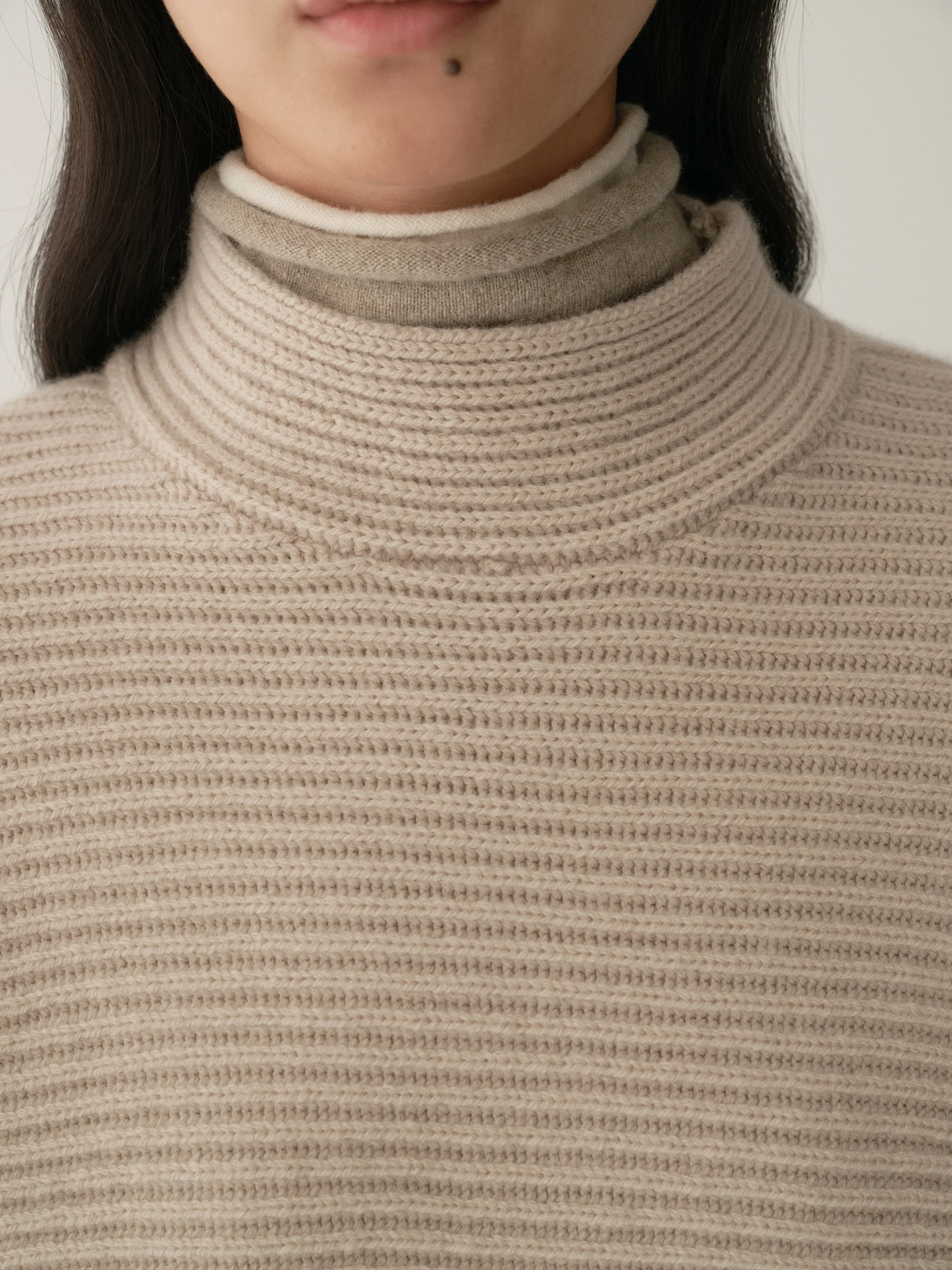 Meino Wool Ribbed Knit Top - Image 9