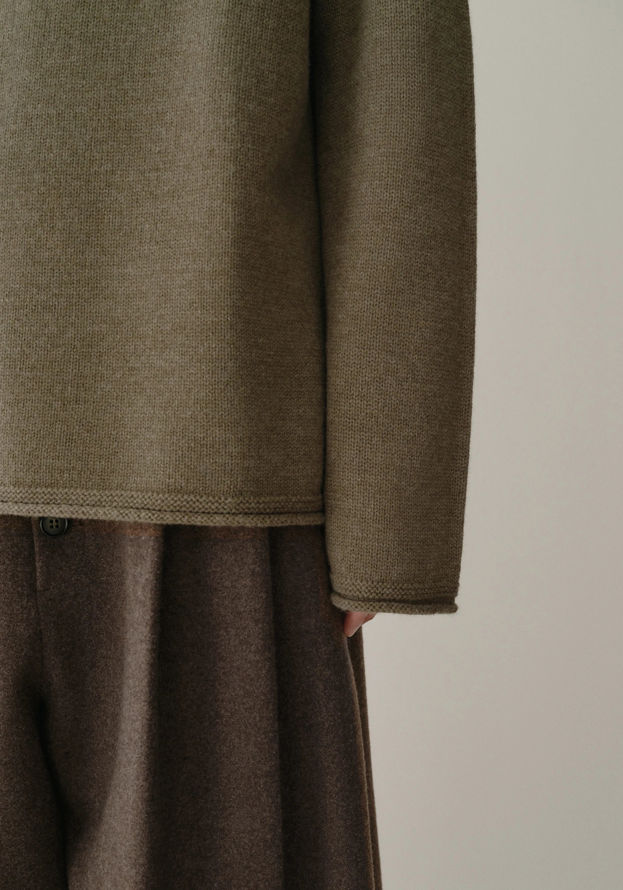 Two-way Merino Wool Pullover - Image 13