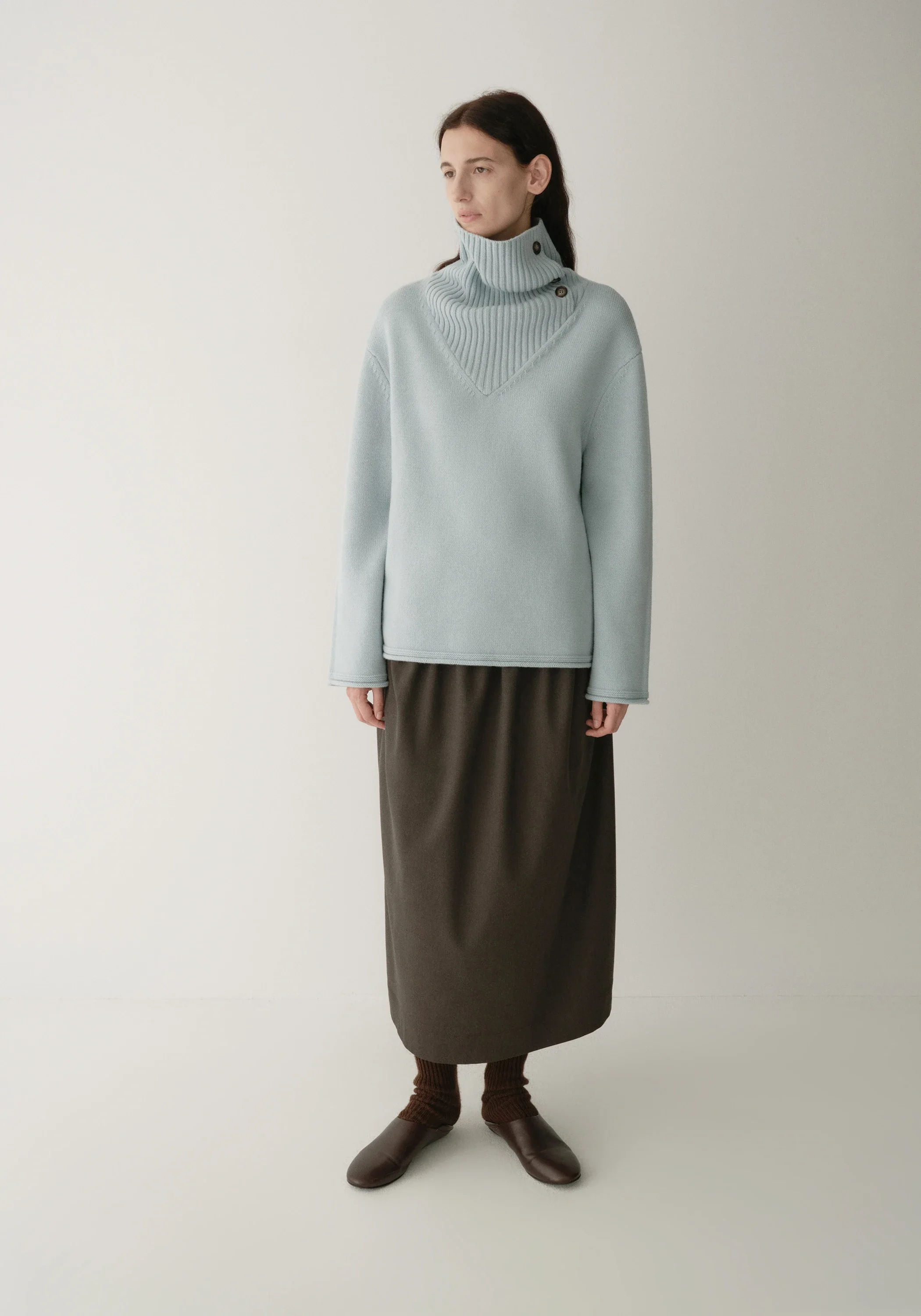 Two-way Merino Wool Pullover - Image 21