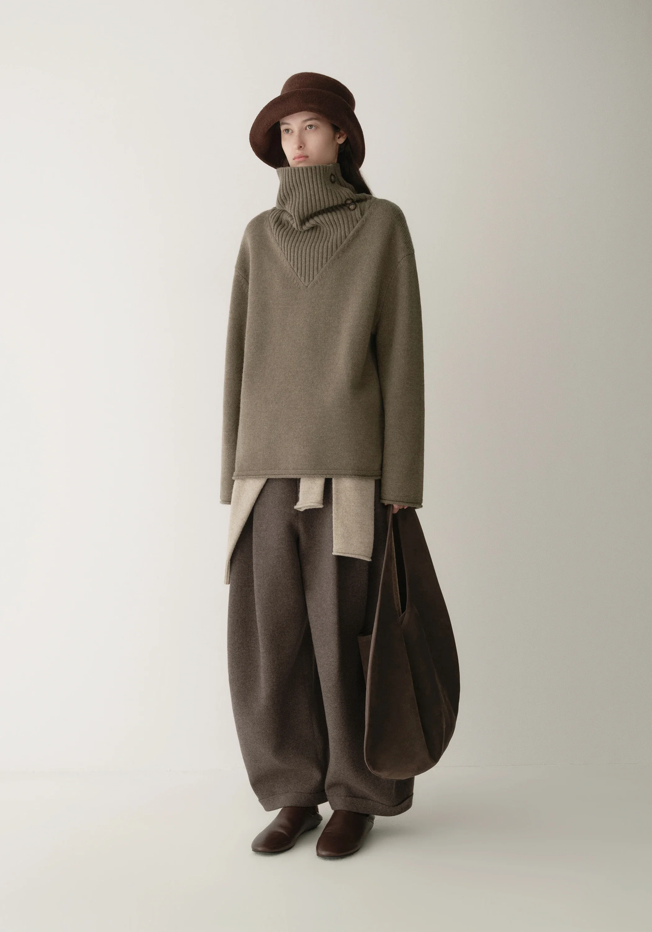 Two-way Merino Wool Pullover - Image 5