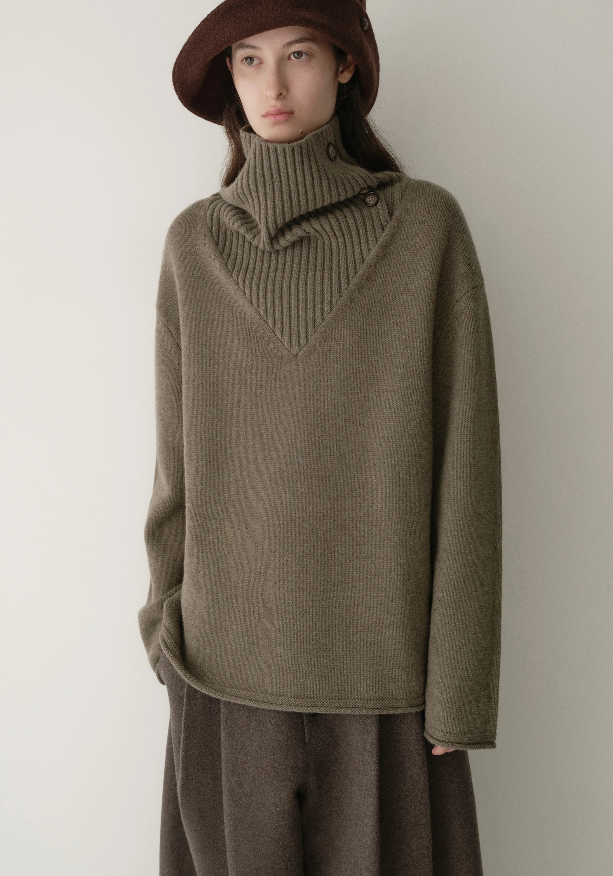 Two-way Merino Wool Pullover - Image 7