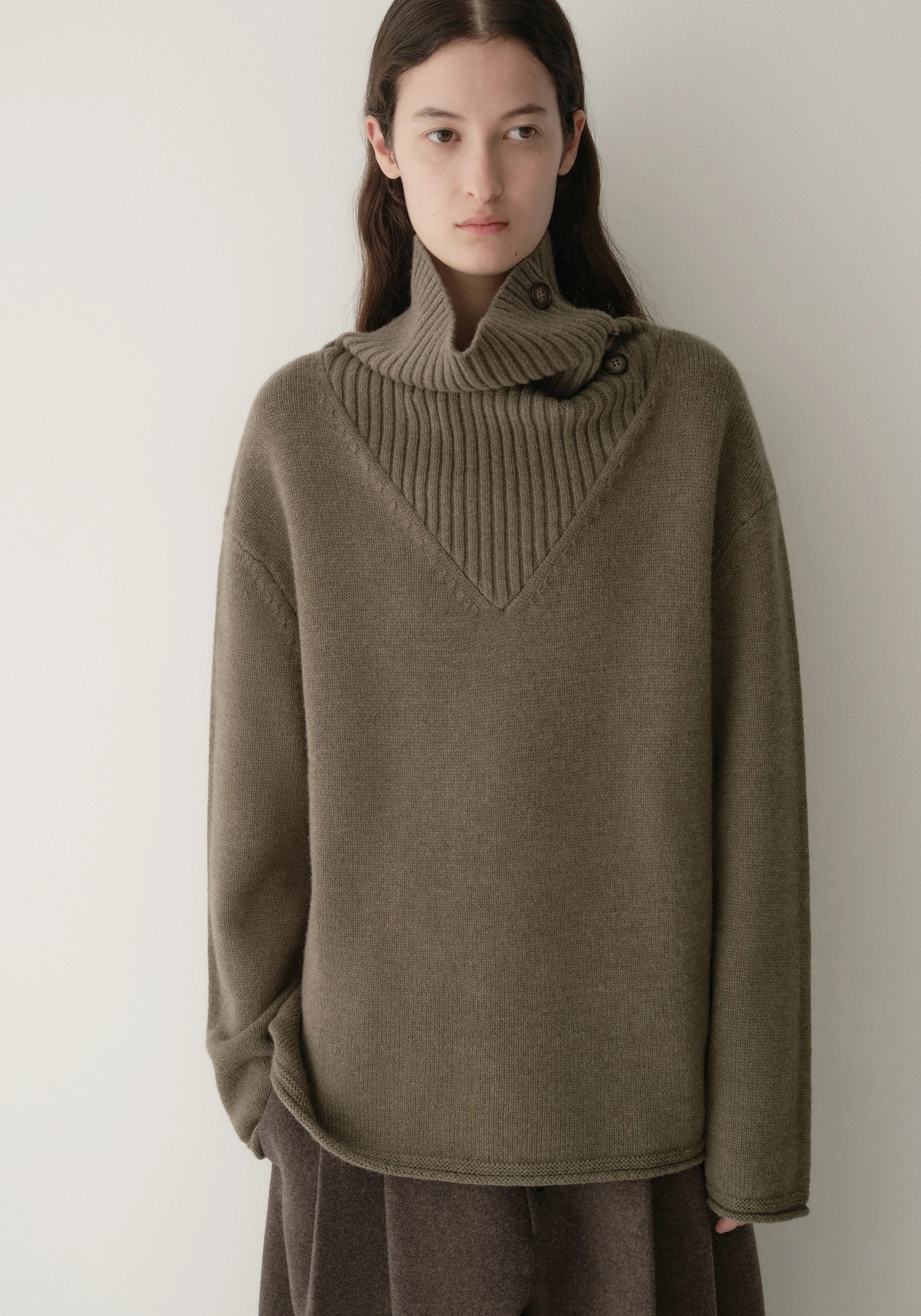 Two-way Merino Wool Pullover - Image 8