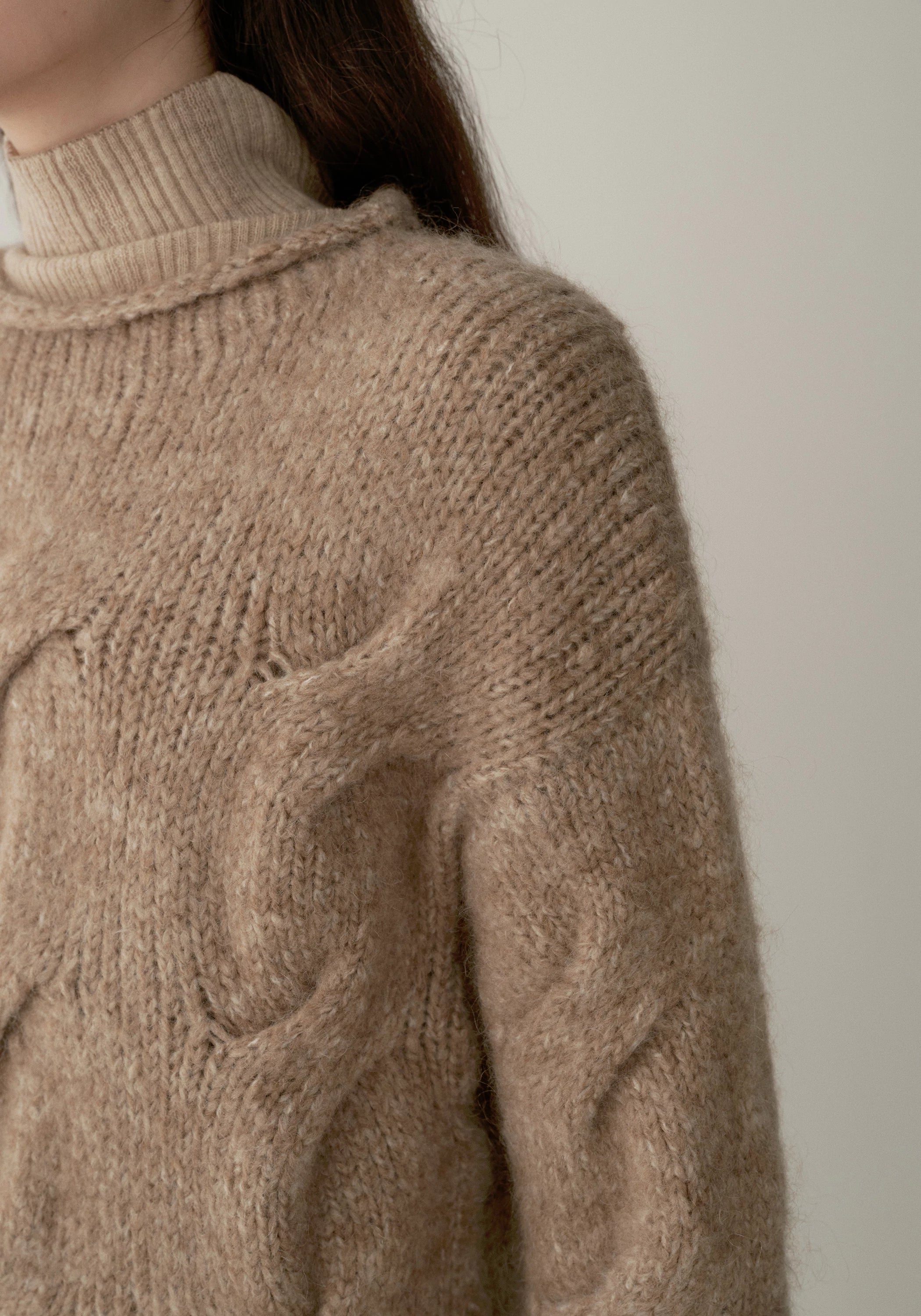 Hand-knitted Mohair-wool Sweater - Image 16