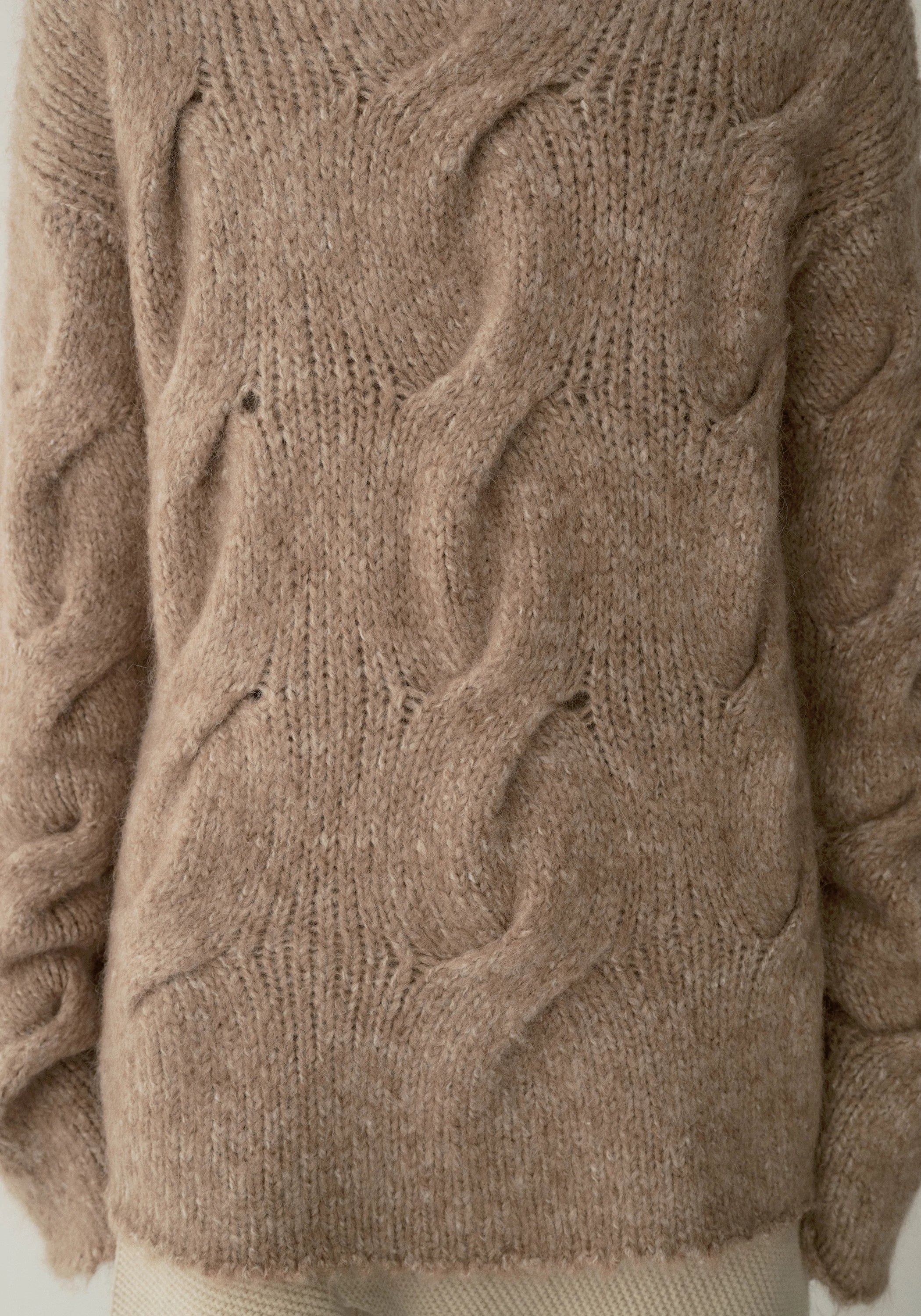 Hand-knitted Mohair-wool Sweater - Image 17