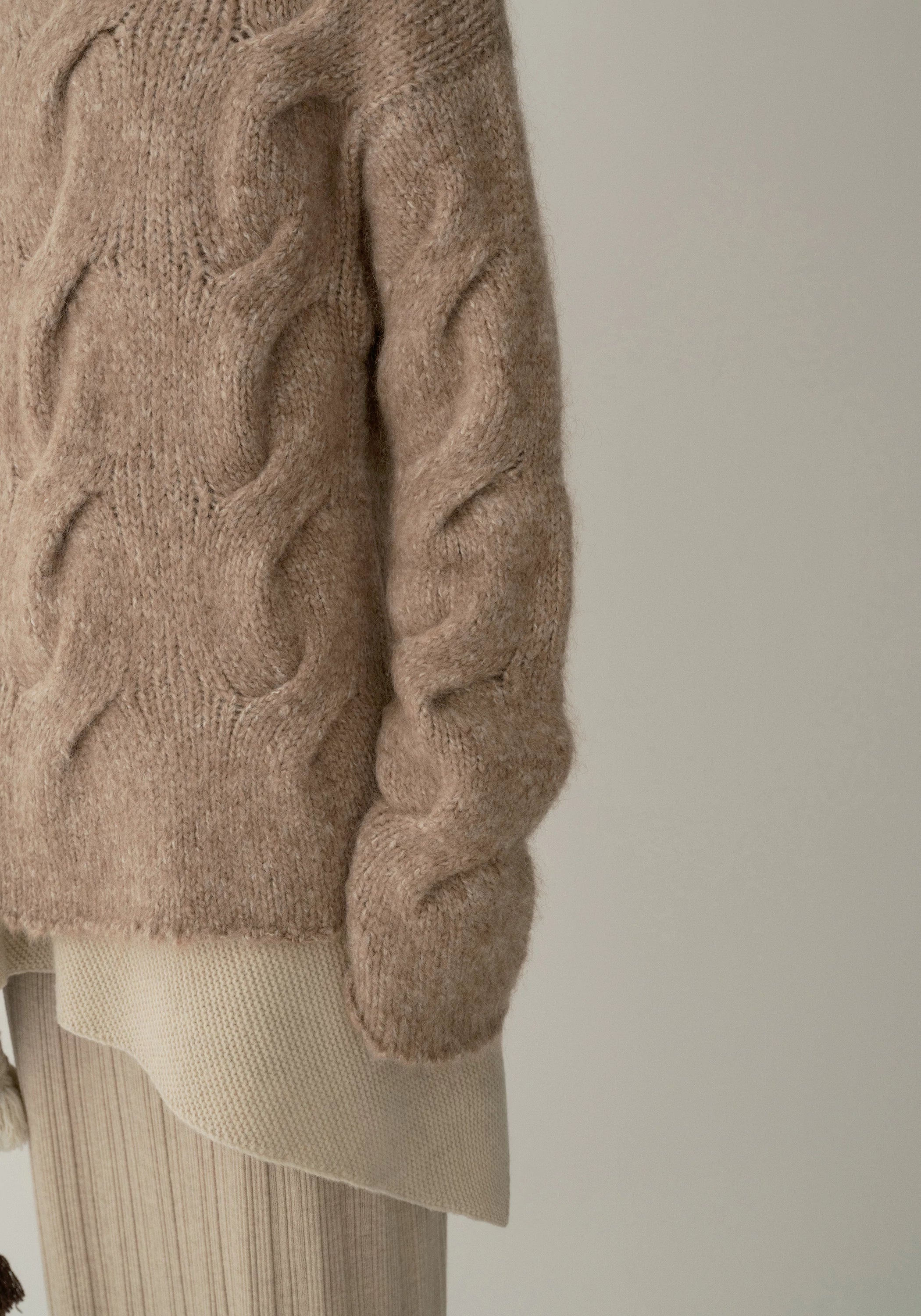 Hand-knitted Mohair-wool Sweater - Image 18