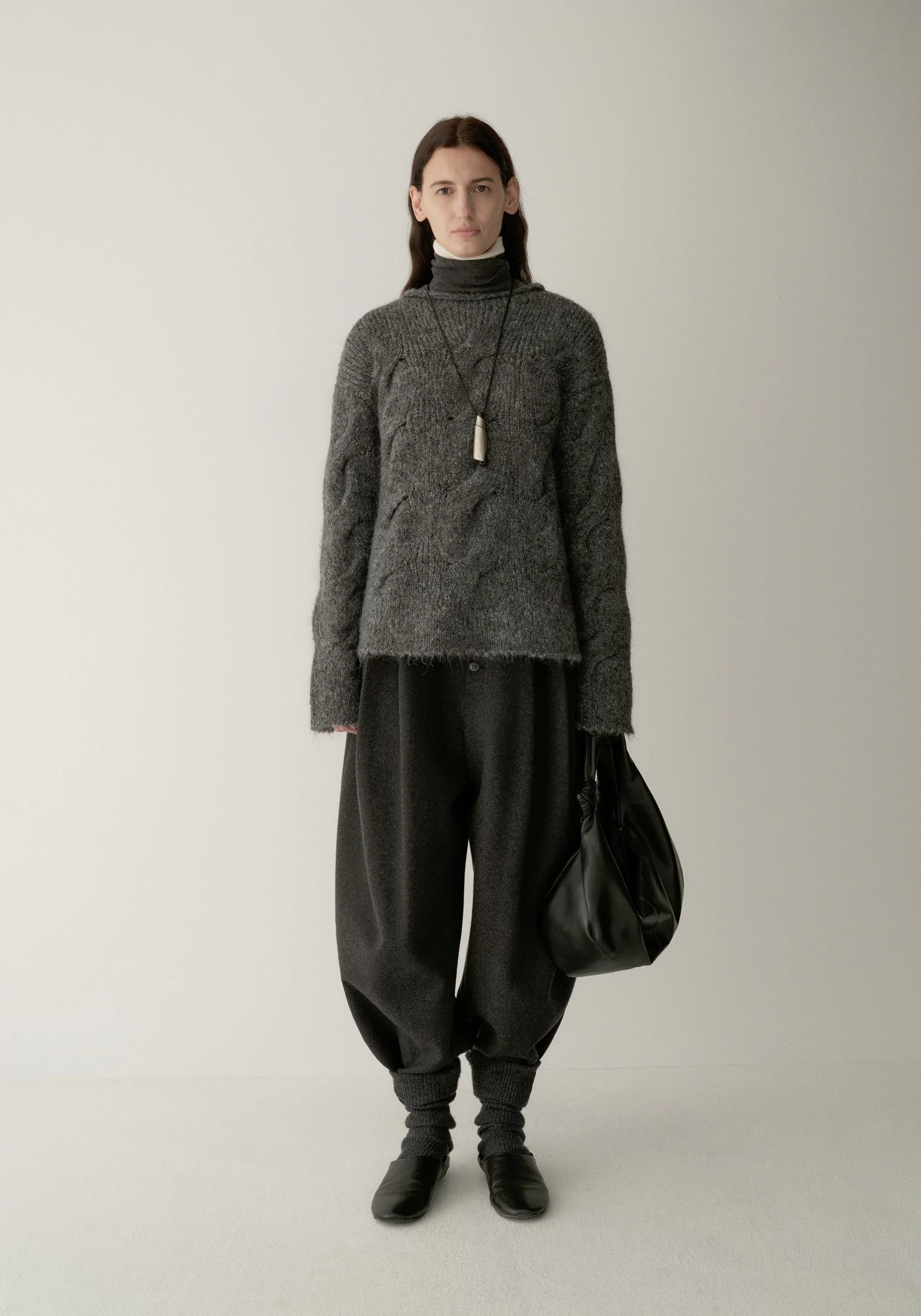 Hand-knitted Mohair-wool Sweater - Image 2