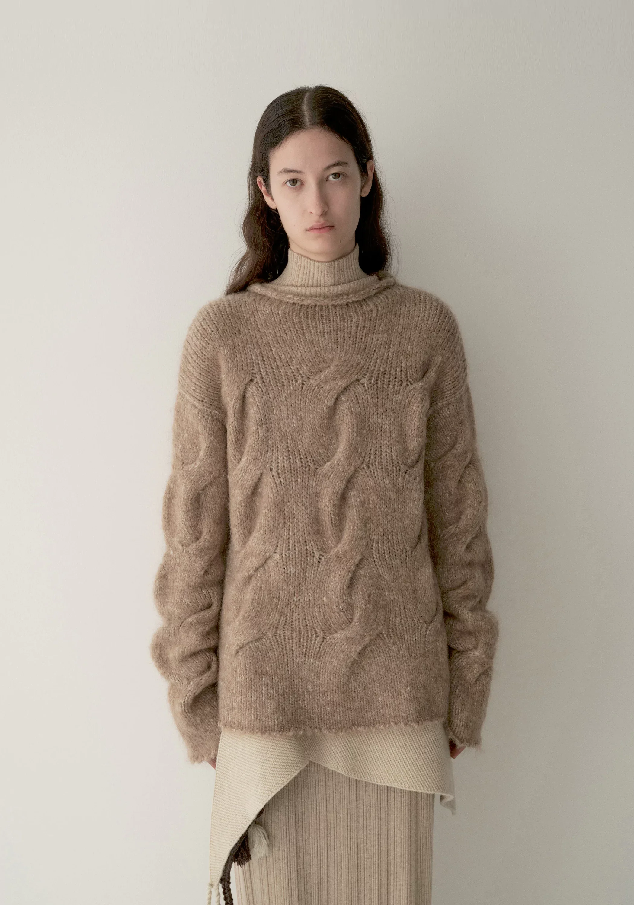Hand-knitted Mohair-wool Sweater - Image 3