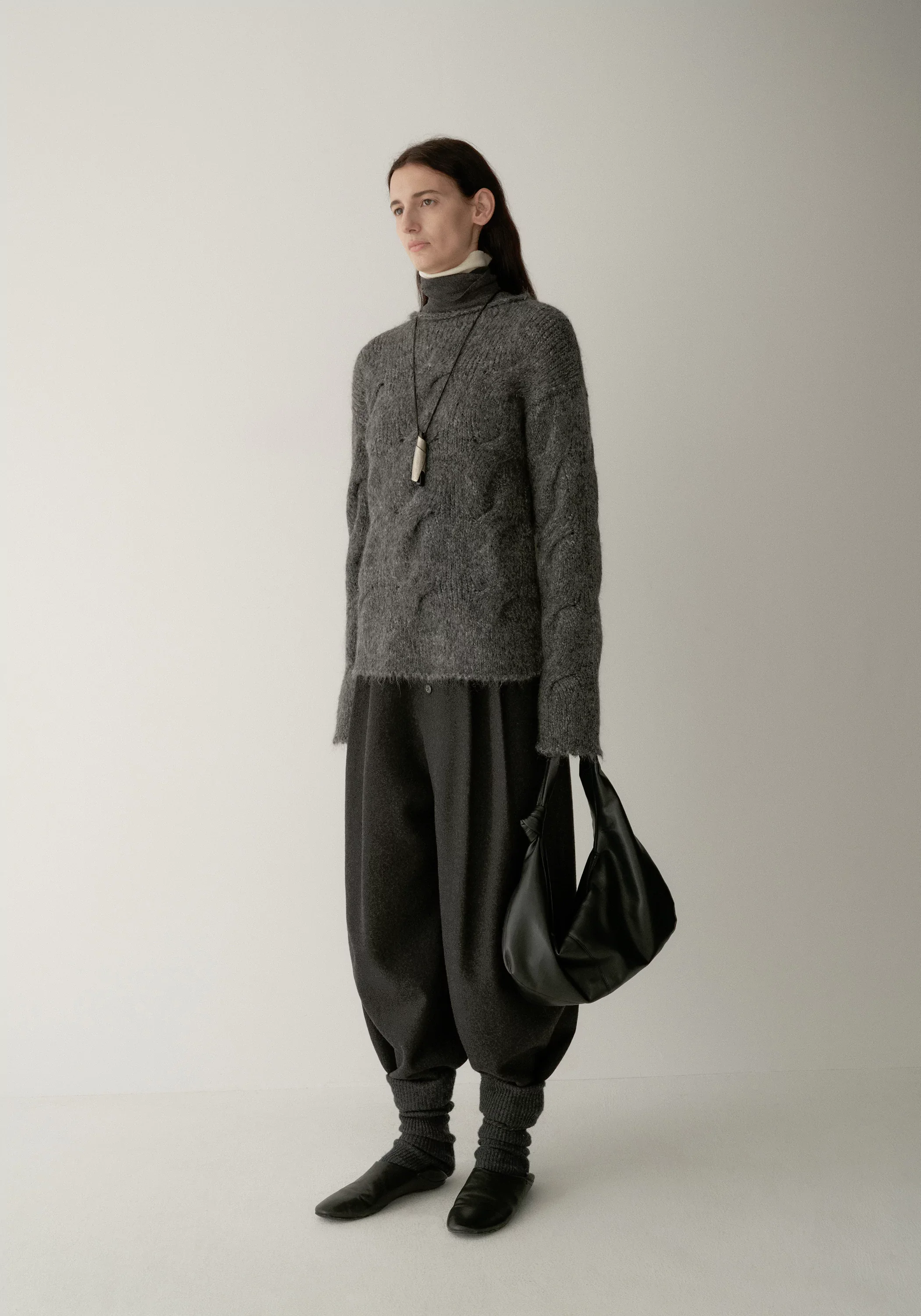 Hand-knitted Mohair-wool Sweater - Image 4