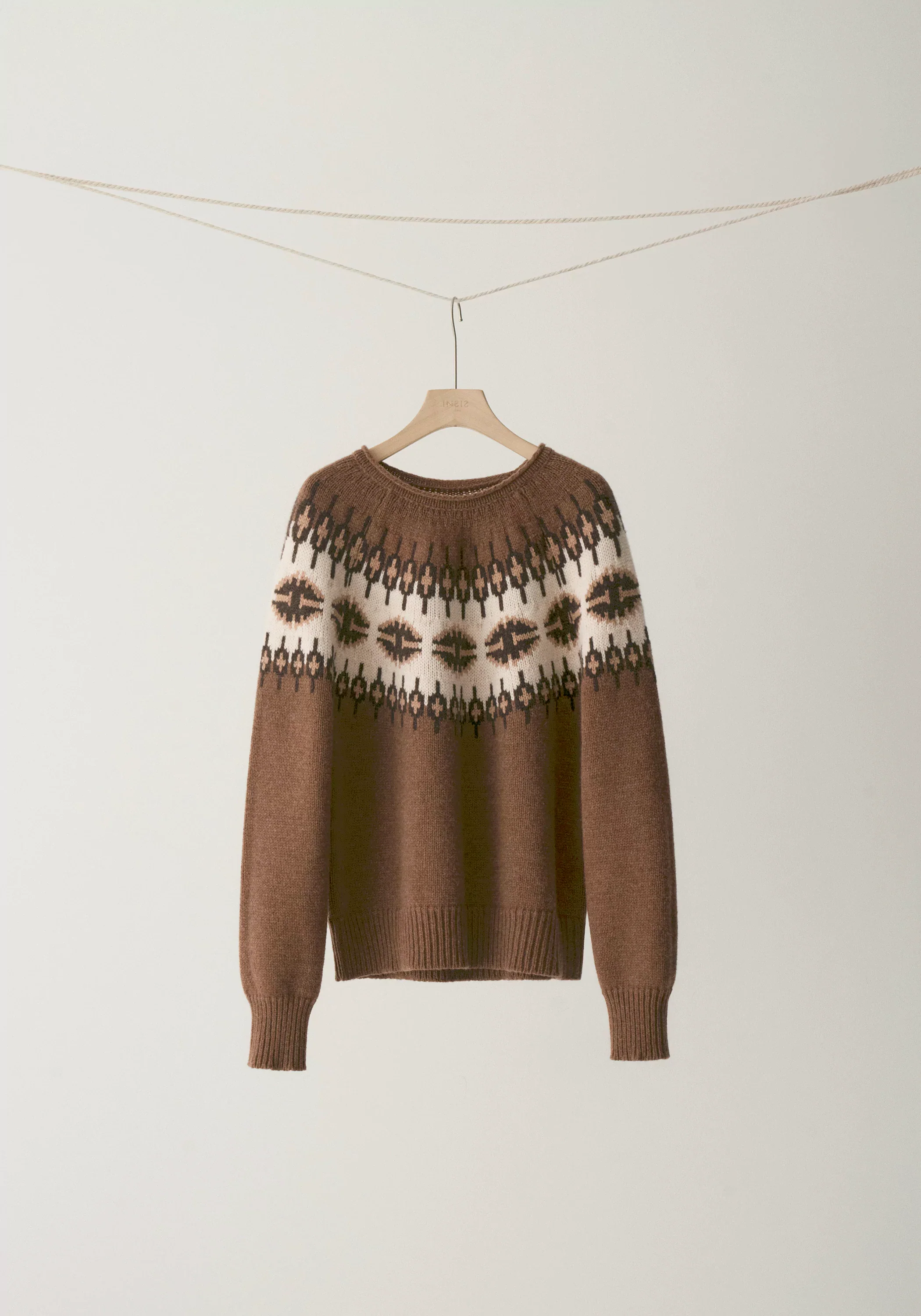 Merino Wool Fair Isle Pullover - Image 11