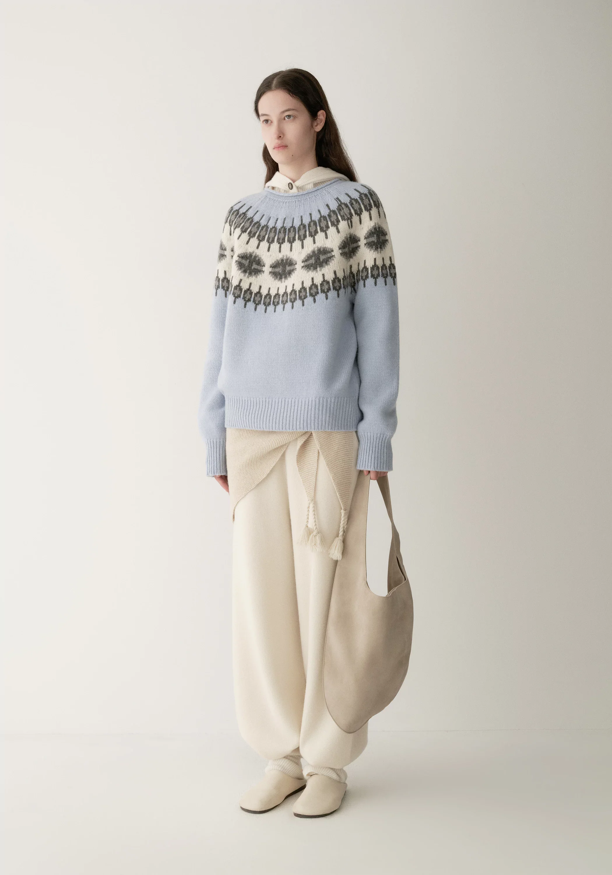 Merino Wool Fair Isle Pullover - Image 13