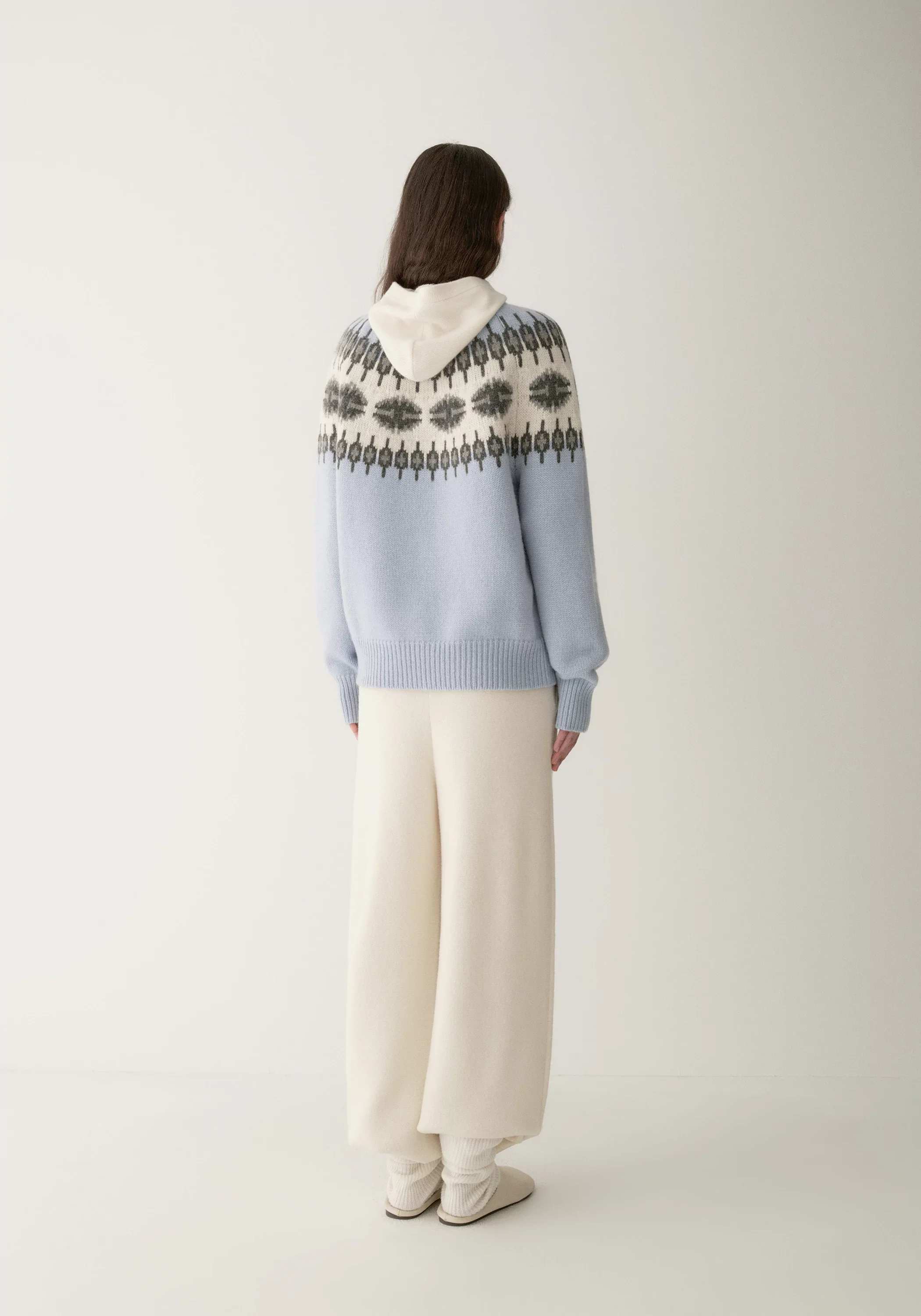 Merino Wool Fair Isle Pullover - Image 14