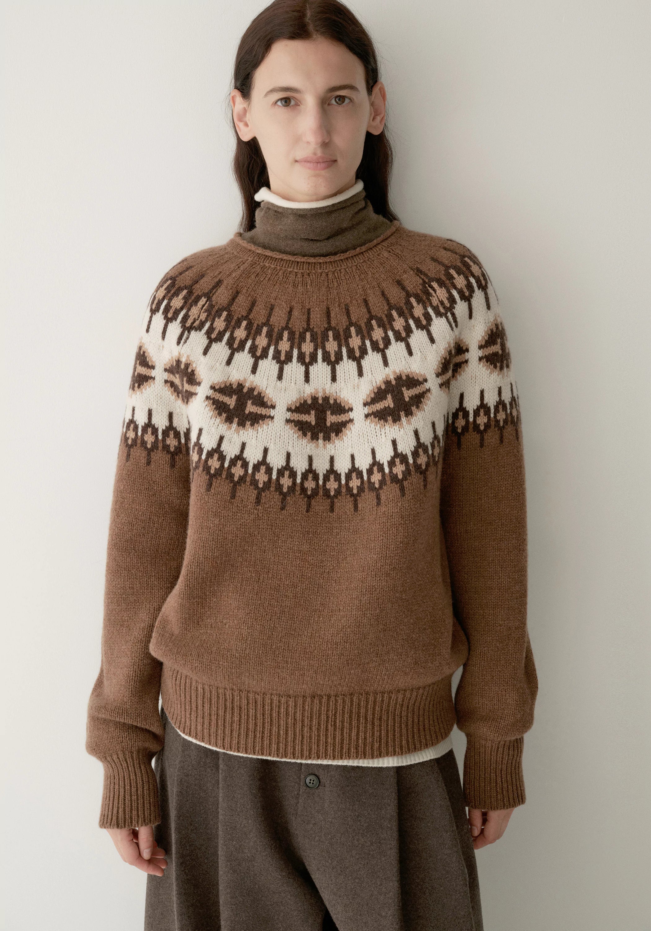 Merino Wool Fair Isle Pullover - Image 5