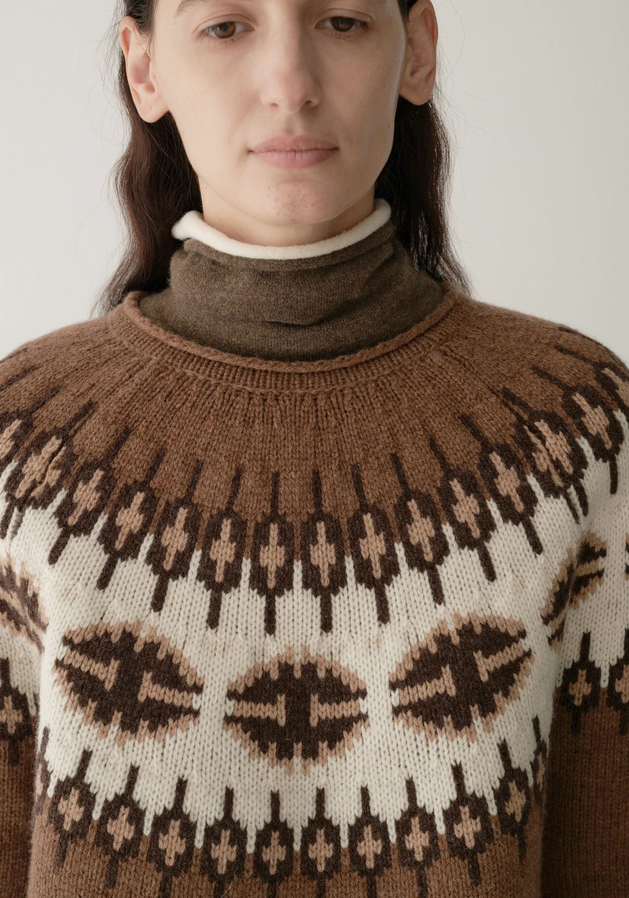 Merino Wool Fair Isle Pullover - Image 6