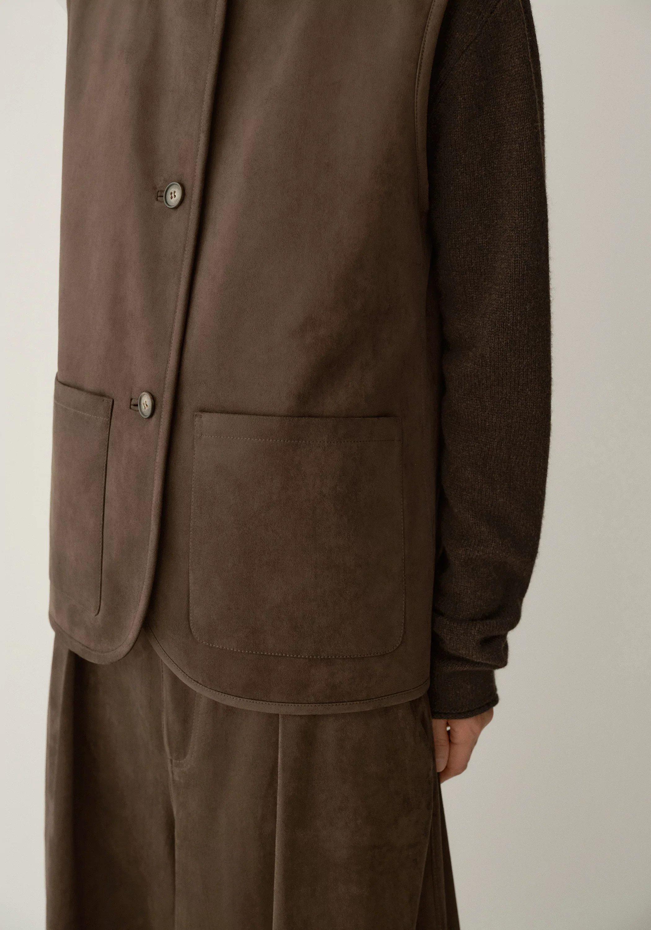 Suede-effect Vest - Image 11