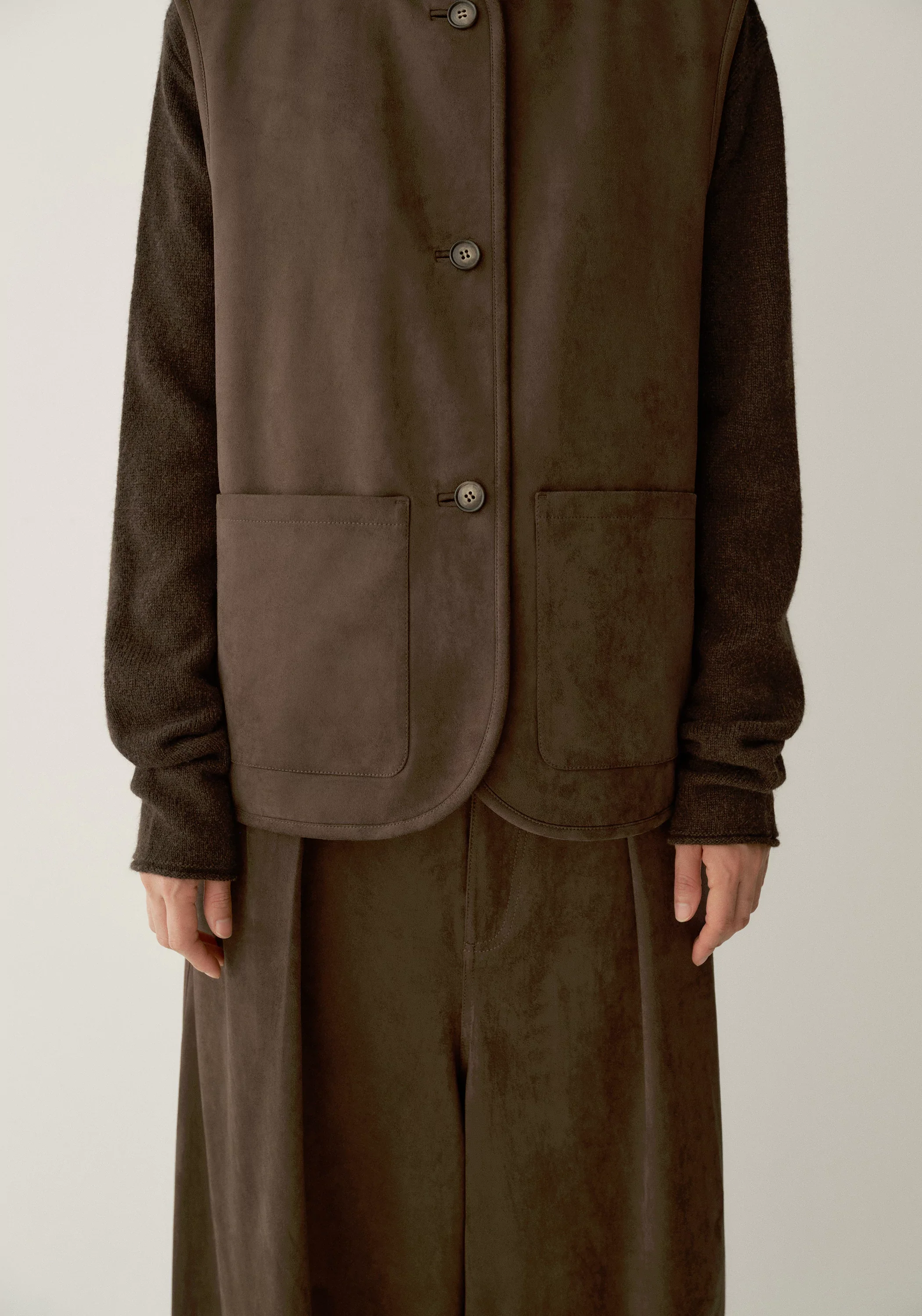 Suede-effect Vest - Image 12