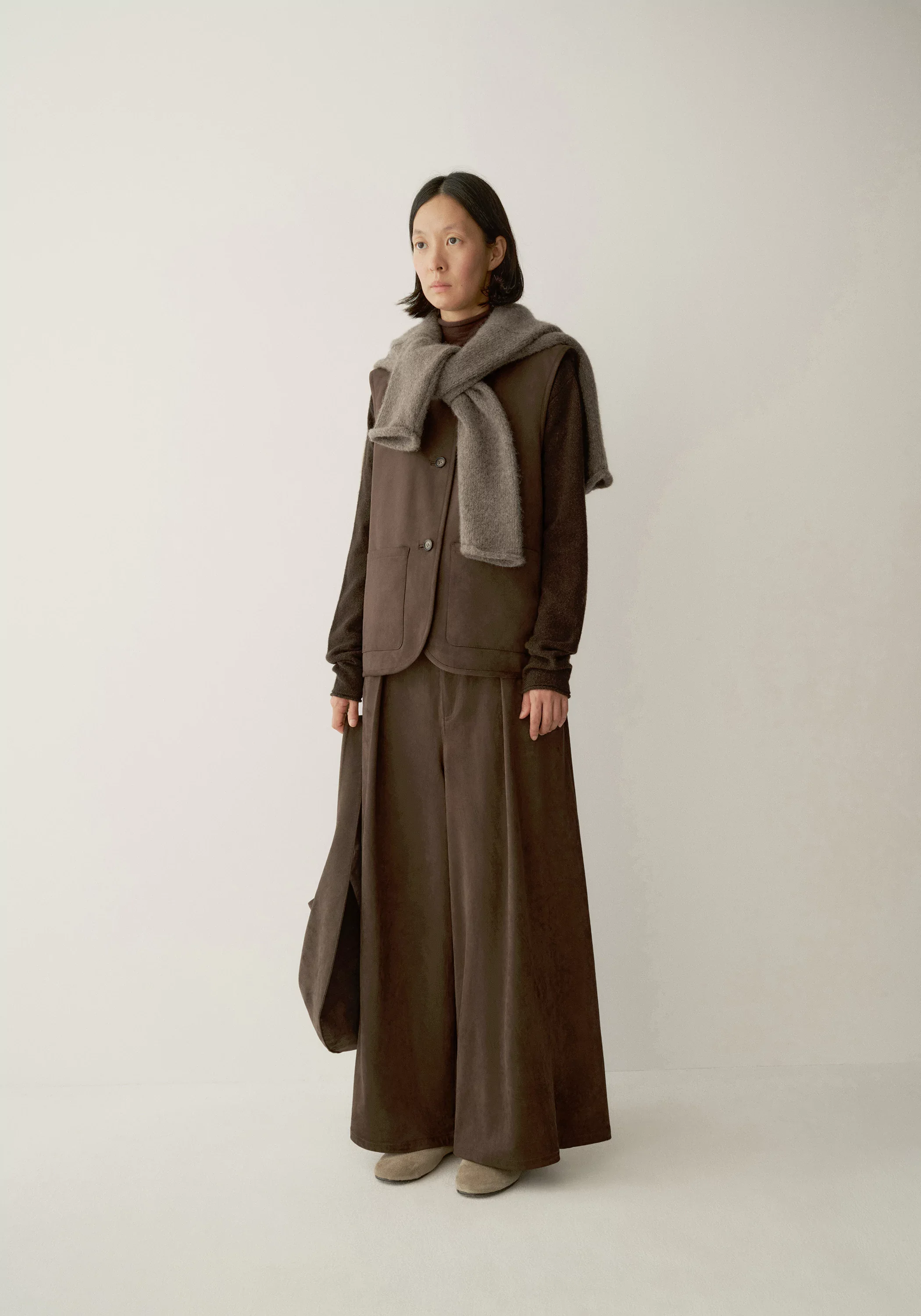 Suede-effect Vest - Image 4