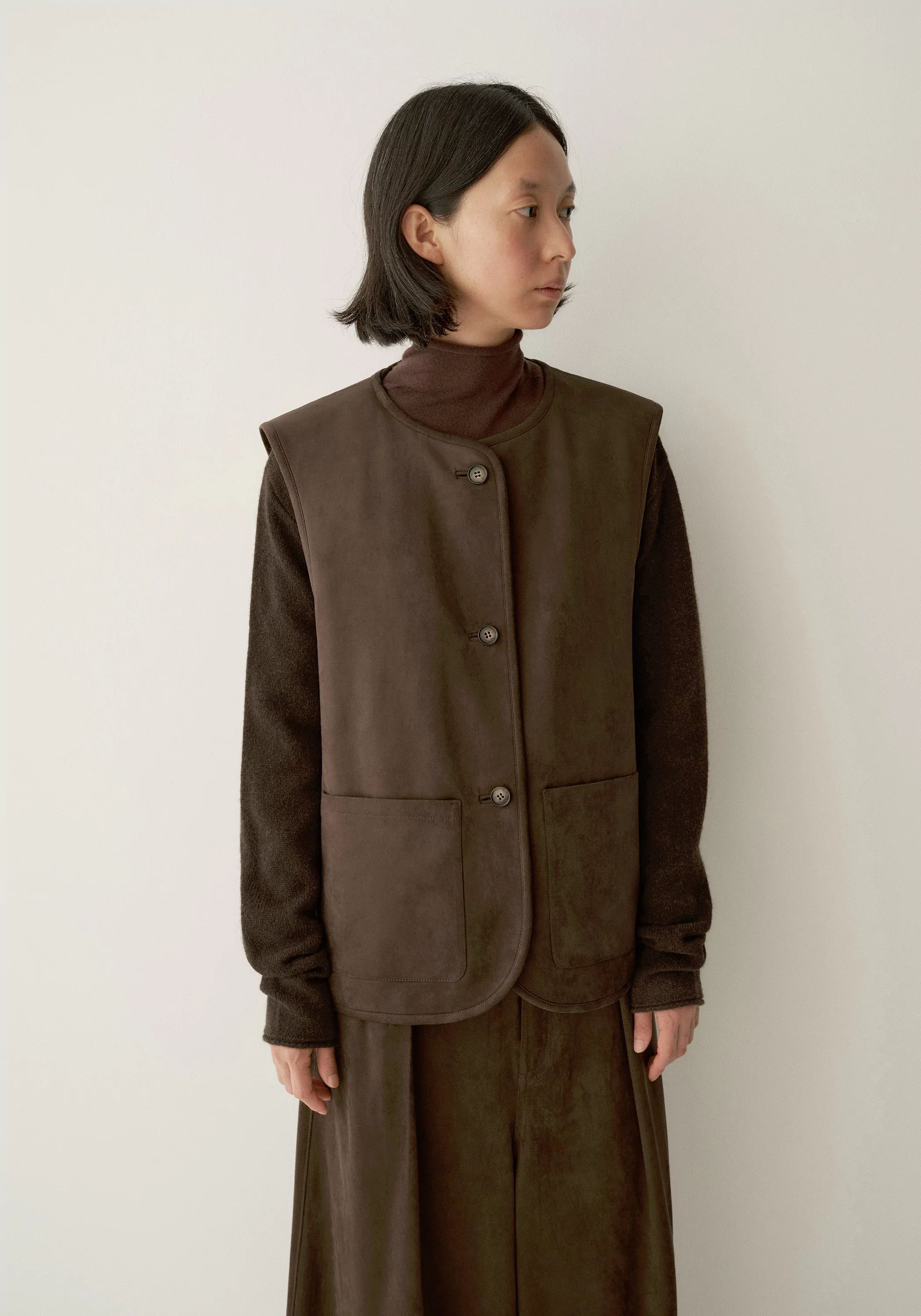 Suede-effect Vest - Image 8