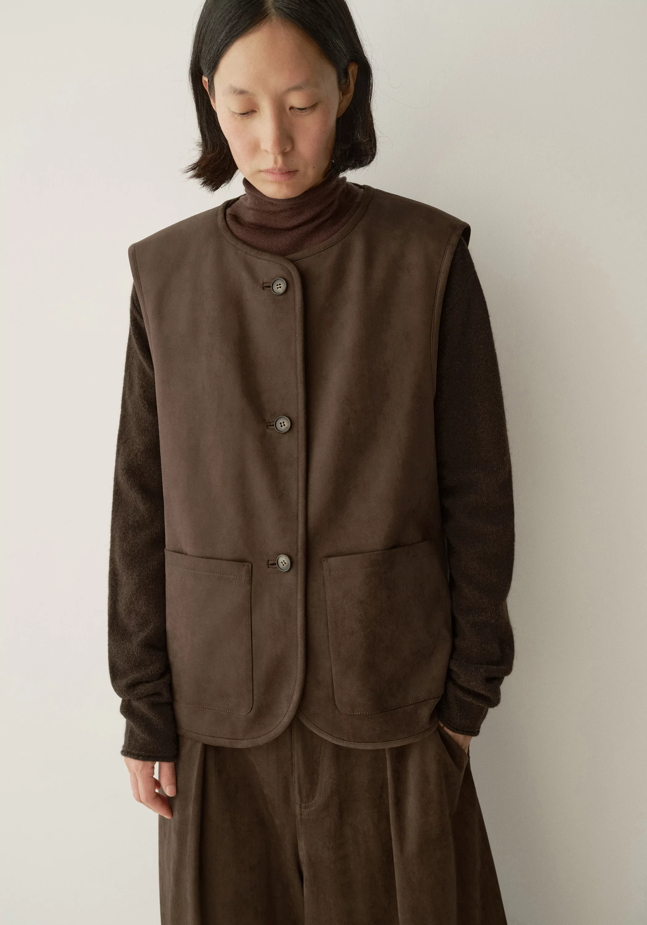 Suede-effect Vest - Image 9
