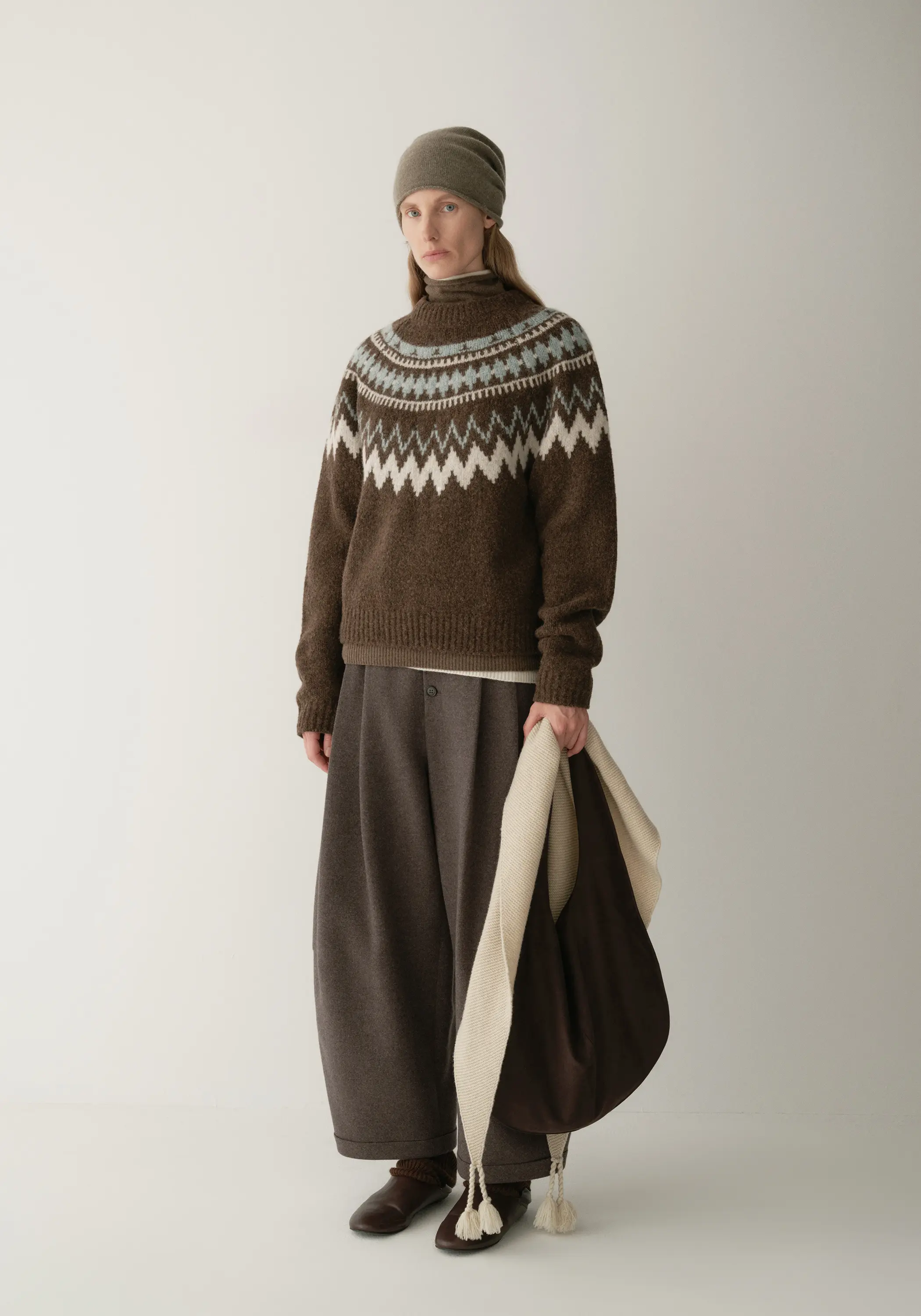 Merino Wool Fair Isle Top - Image 10