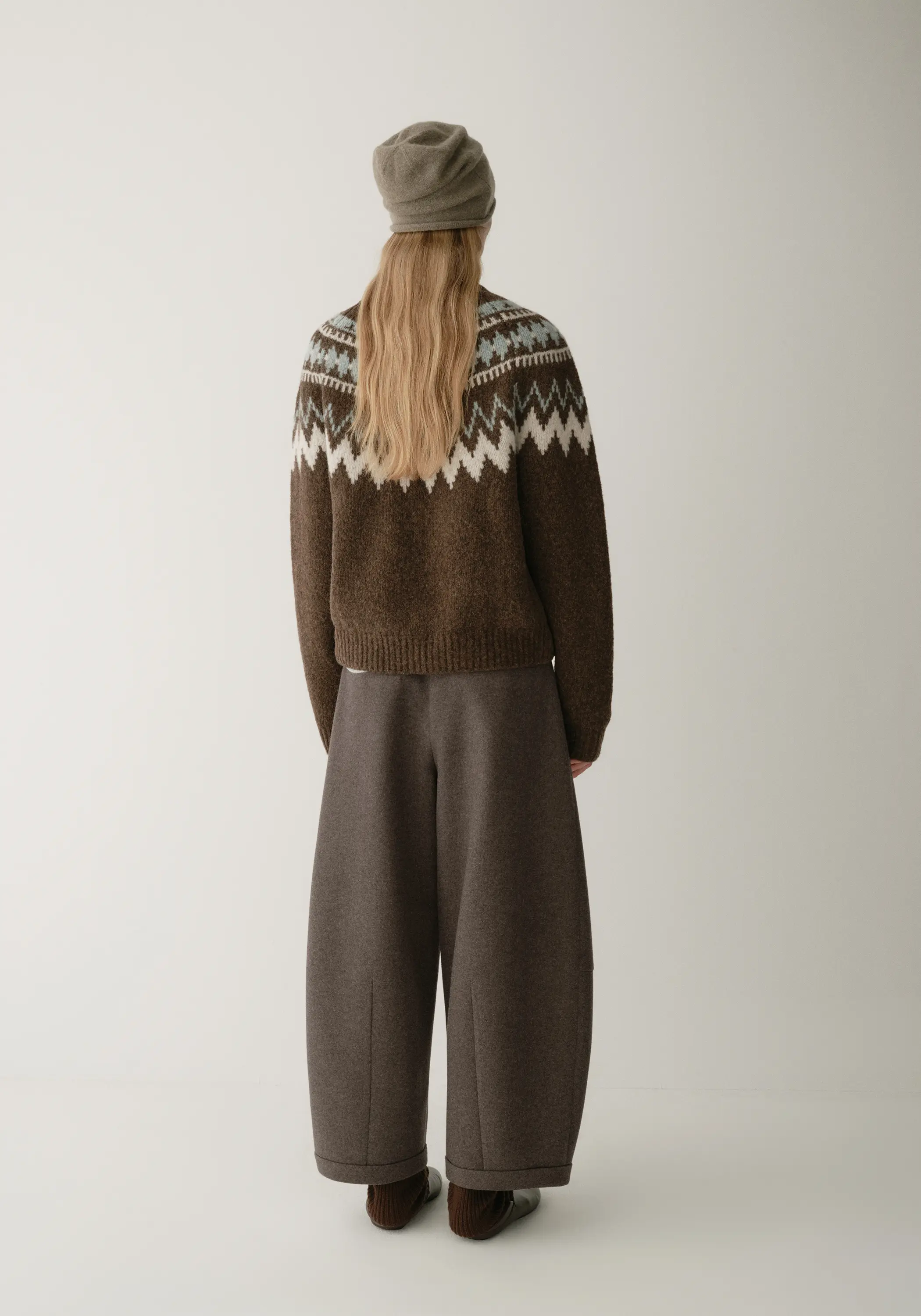 Merino Wool Fair Isle Top - Image 11