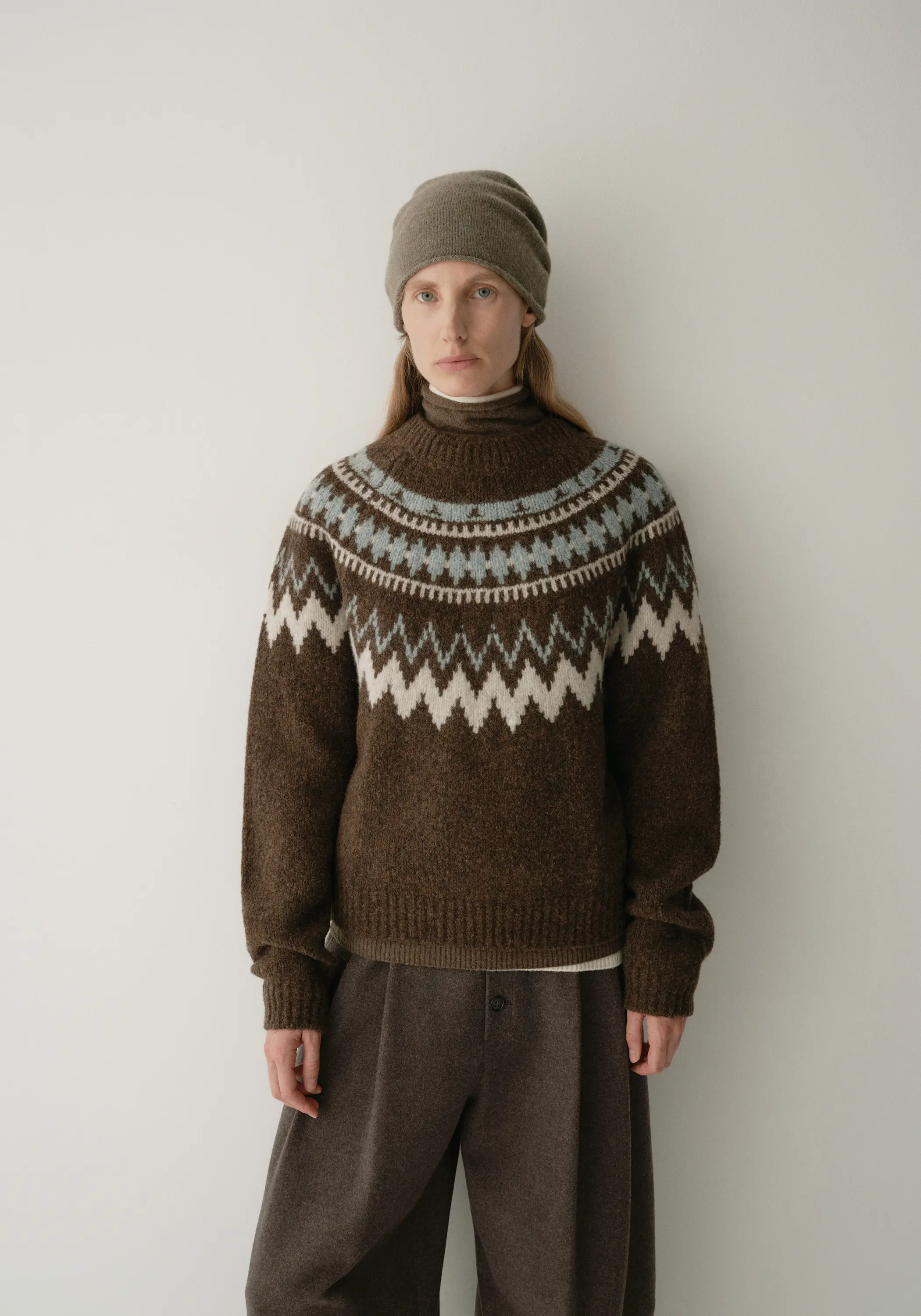 Merino Wool Fair Isle Top - Image 13