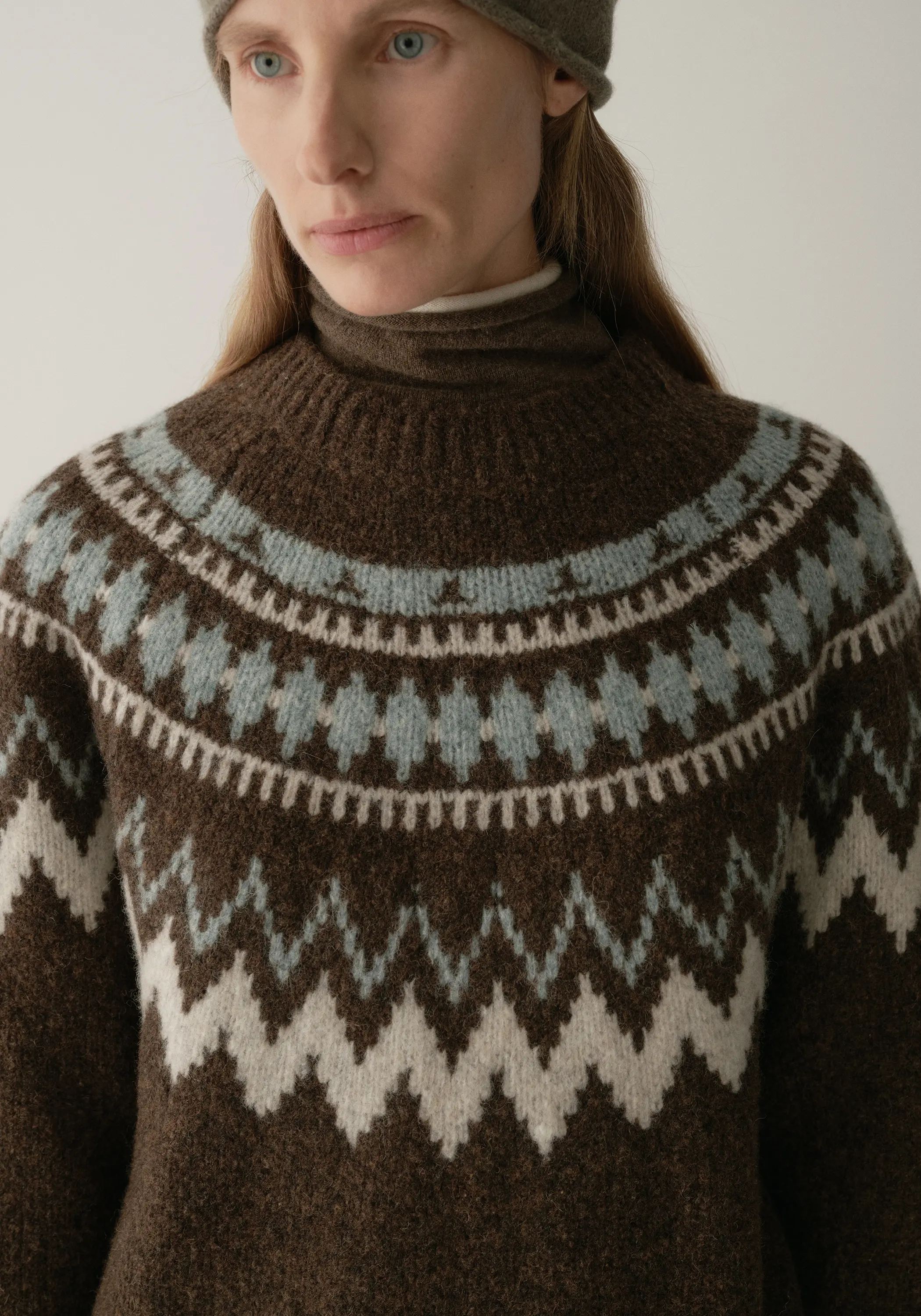 Merino Wool Fair Isle Top - Image 15