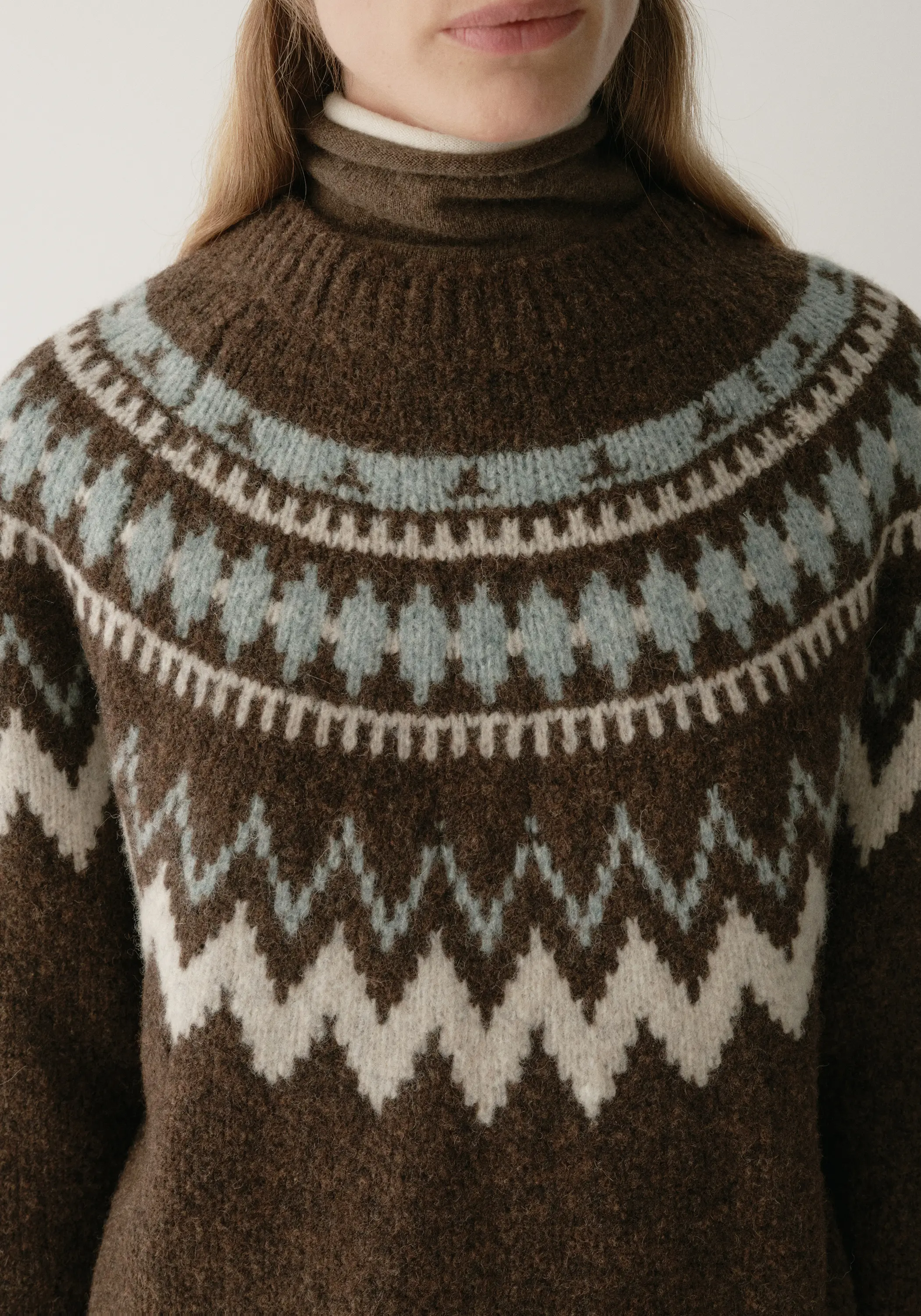 Merino Wool Fair Isle Top - Image 16