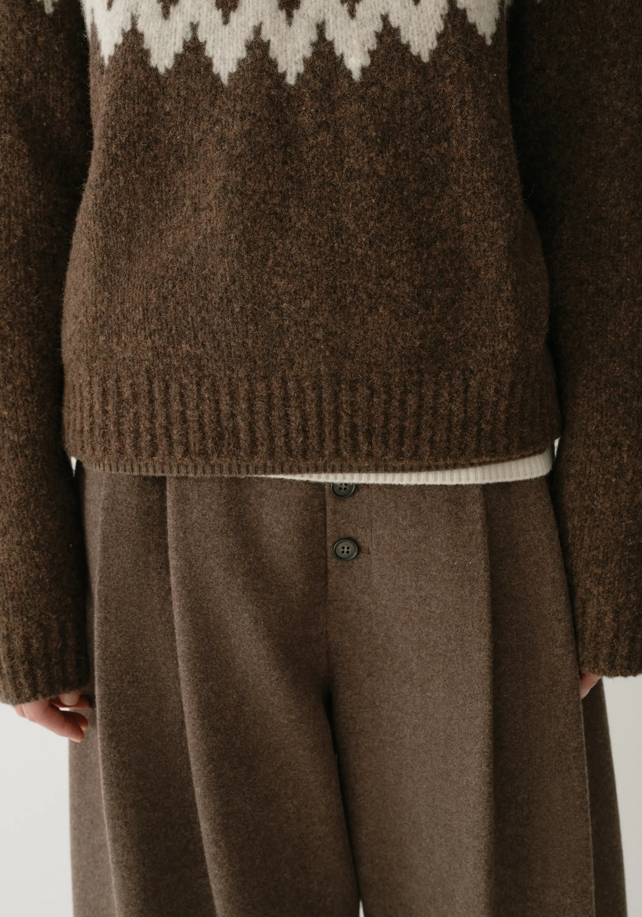 Merino Wool Fair Isle Top - Image 18