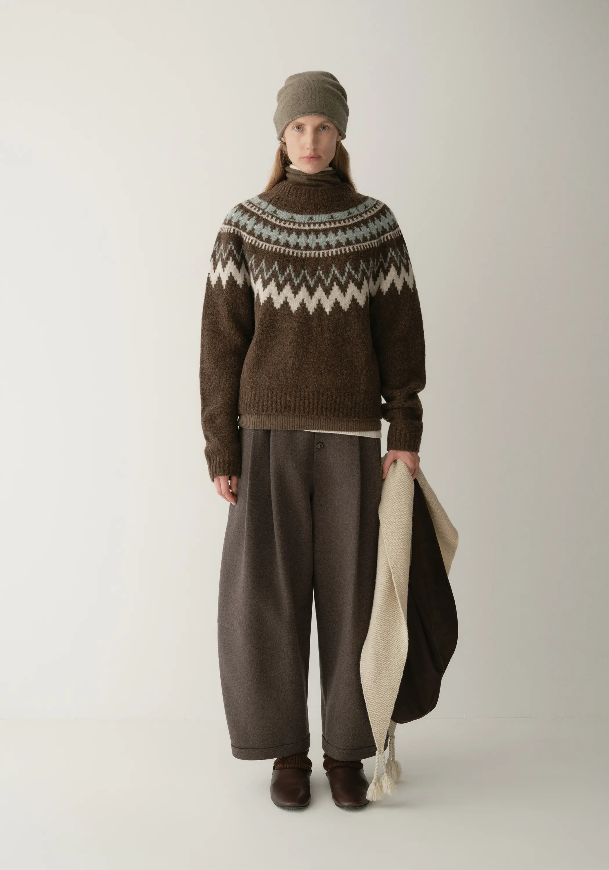 Merino Wool Fair Isle Top - Image 2
