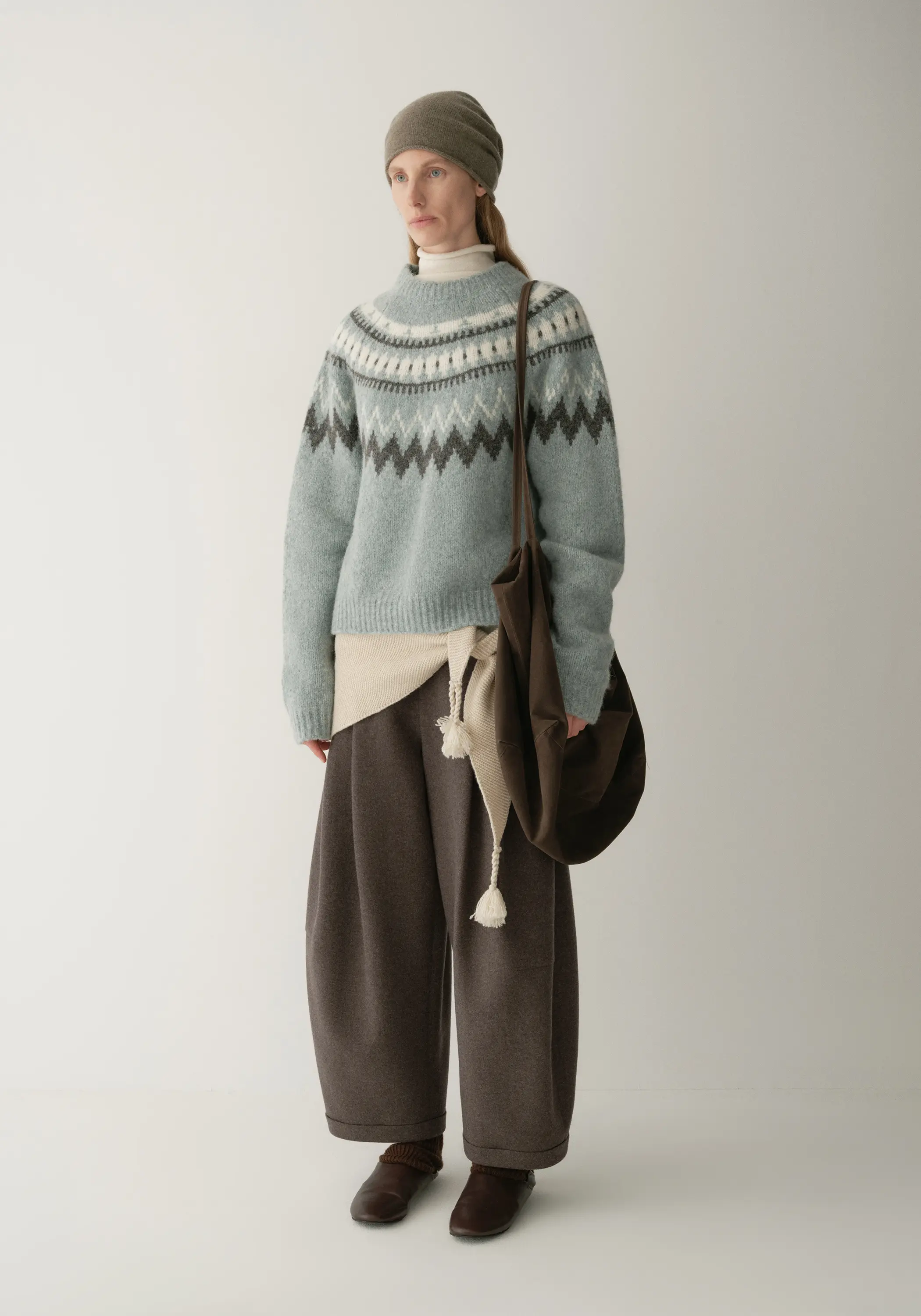 Merino Wool Fair Isle Top - Image 6
