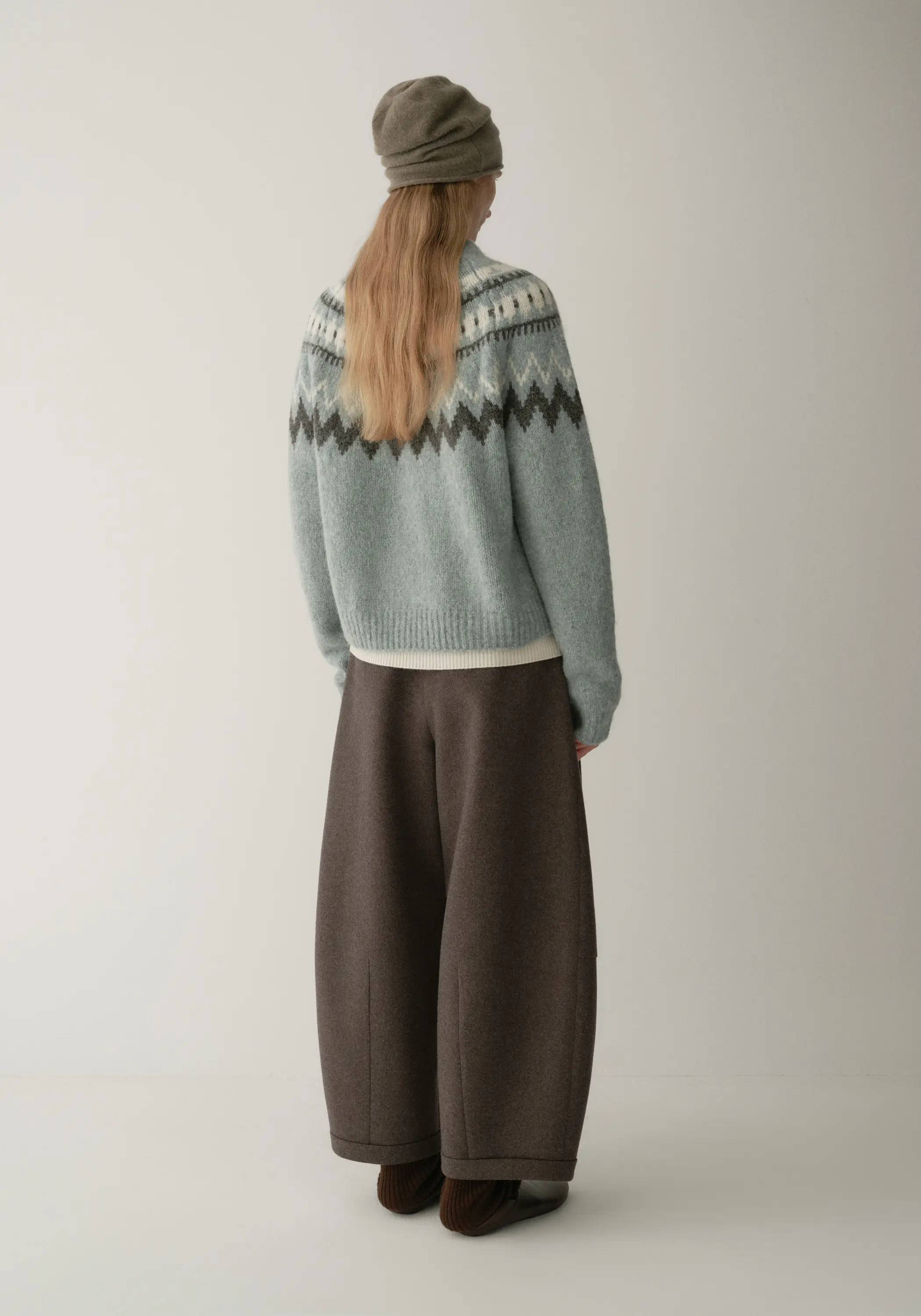 Merino Wool Fair Isle Top - Image 7
