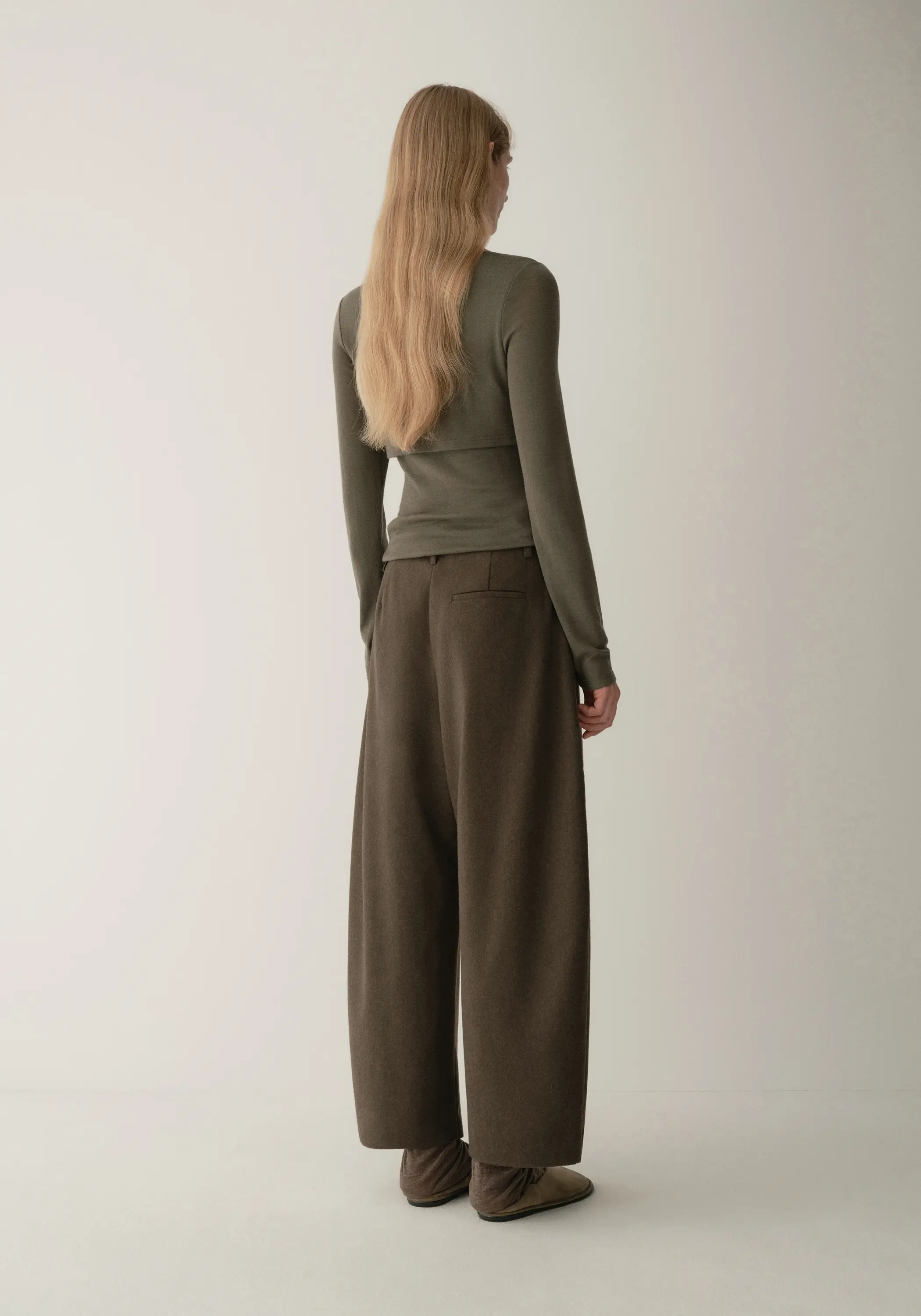 Asymmetric Cropped Pants - Image 5