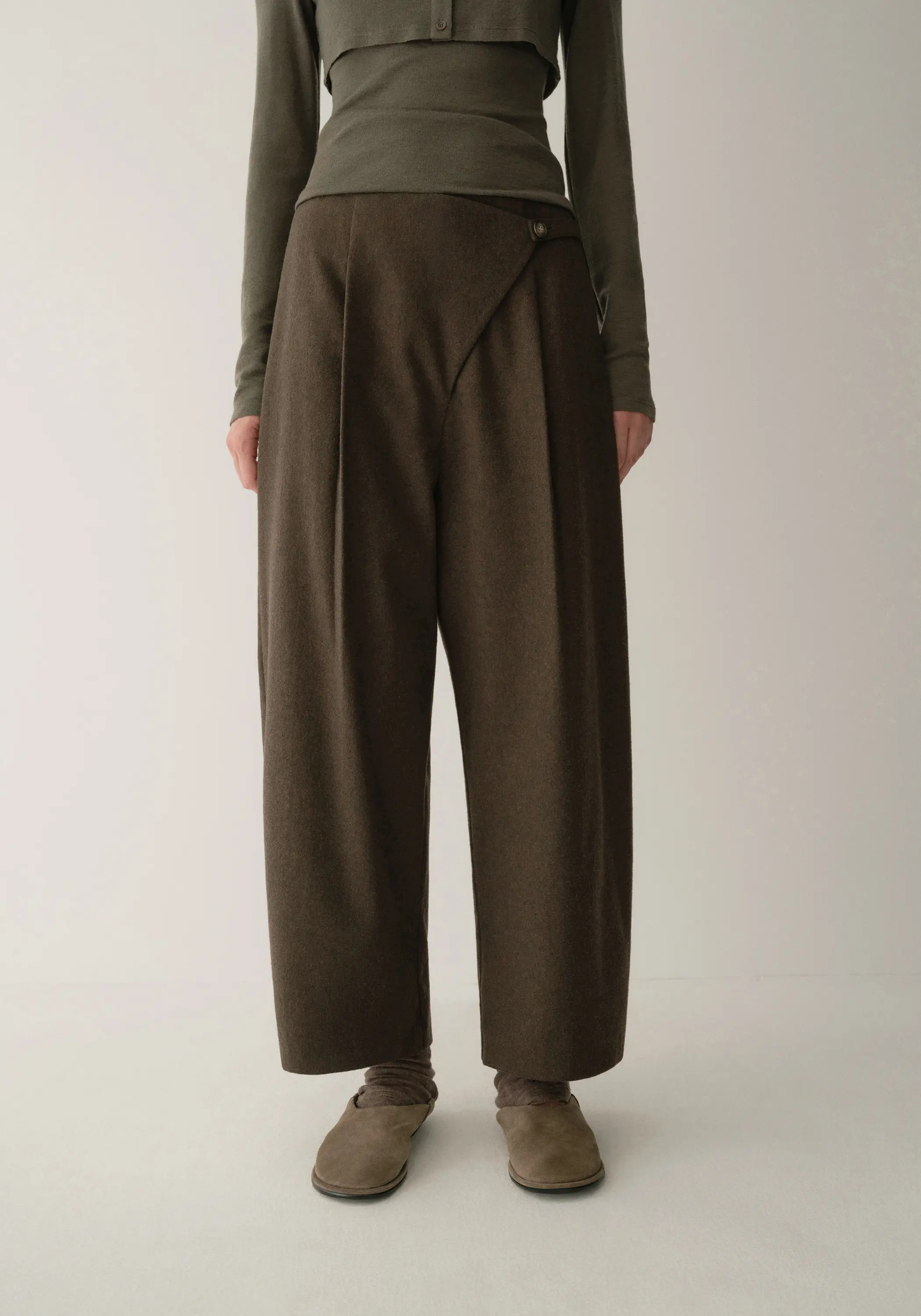 Asymmetric Cropped Pants - Image 6