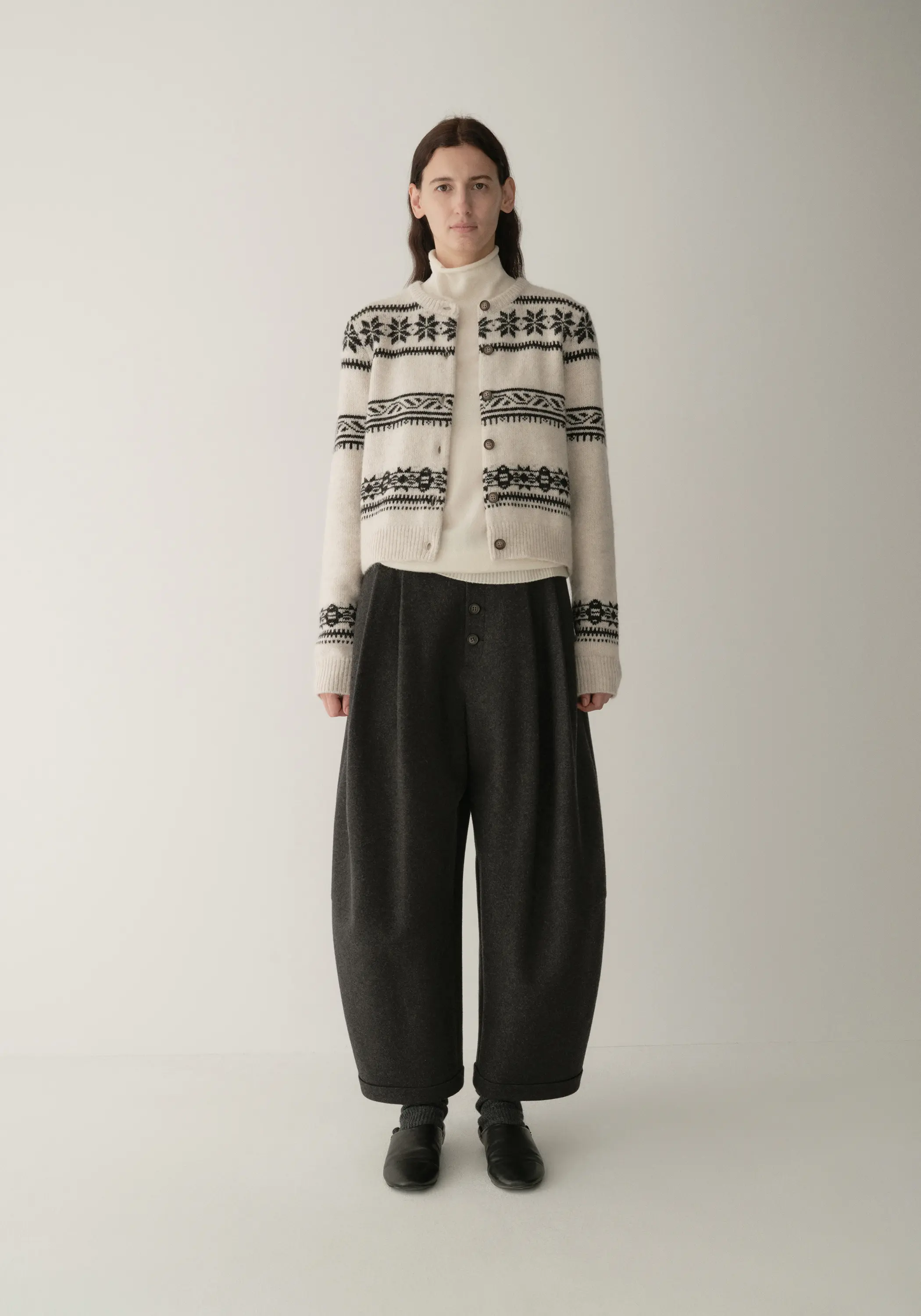 Decorated Ballon Wool Pants - Image 2