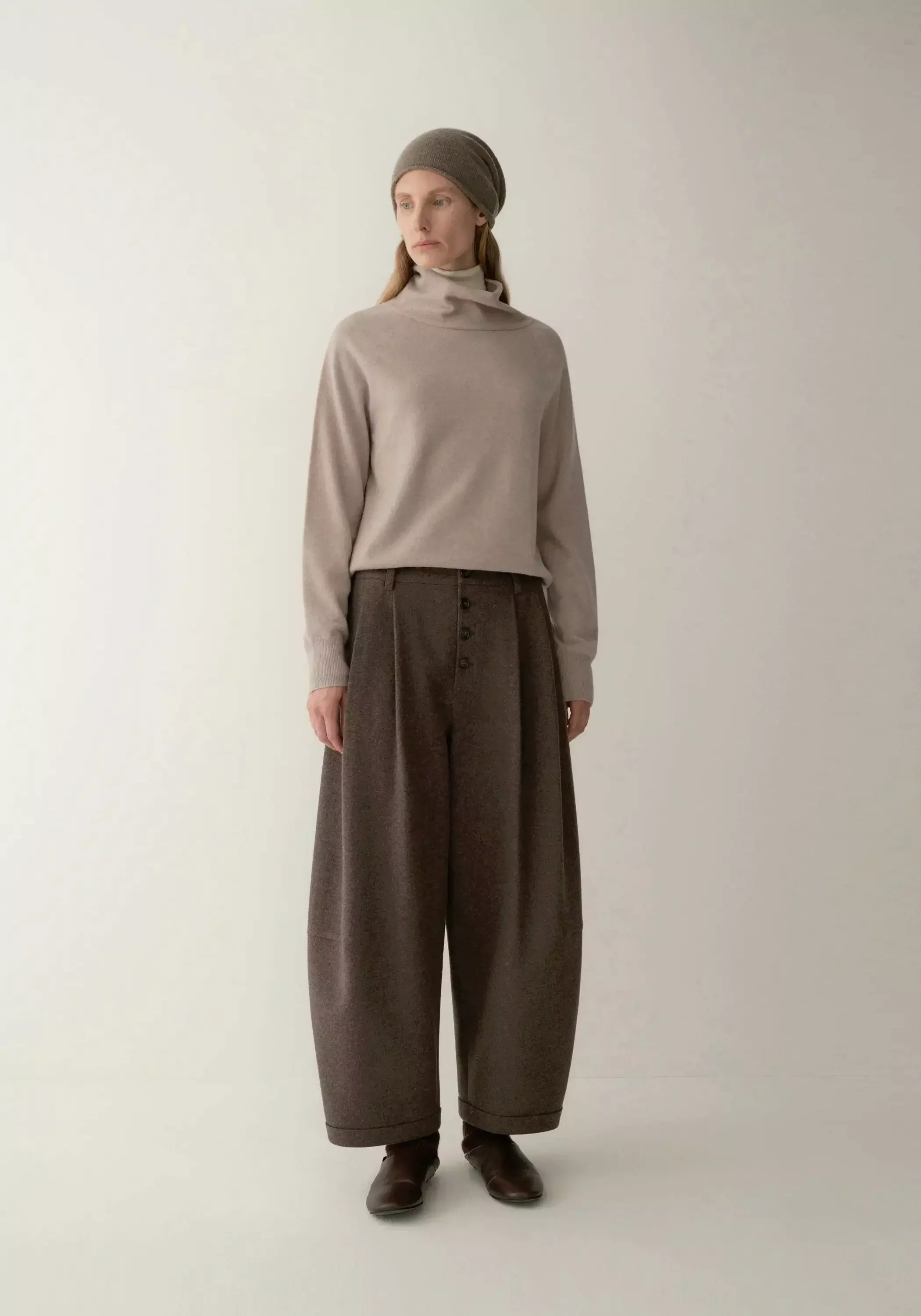 Decorated Ballon Wool Pants - Image 3