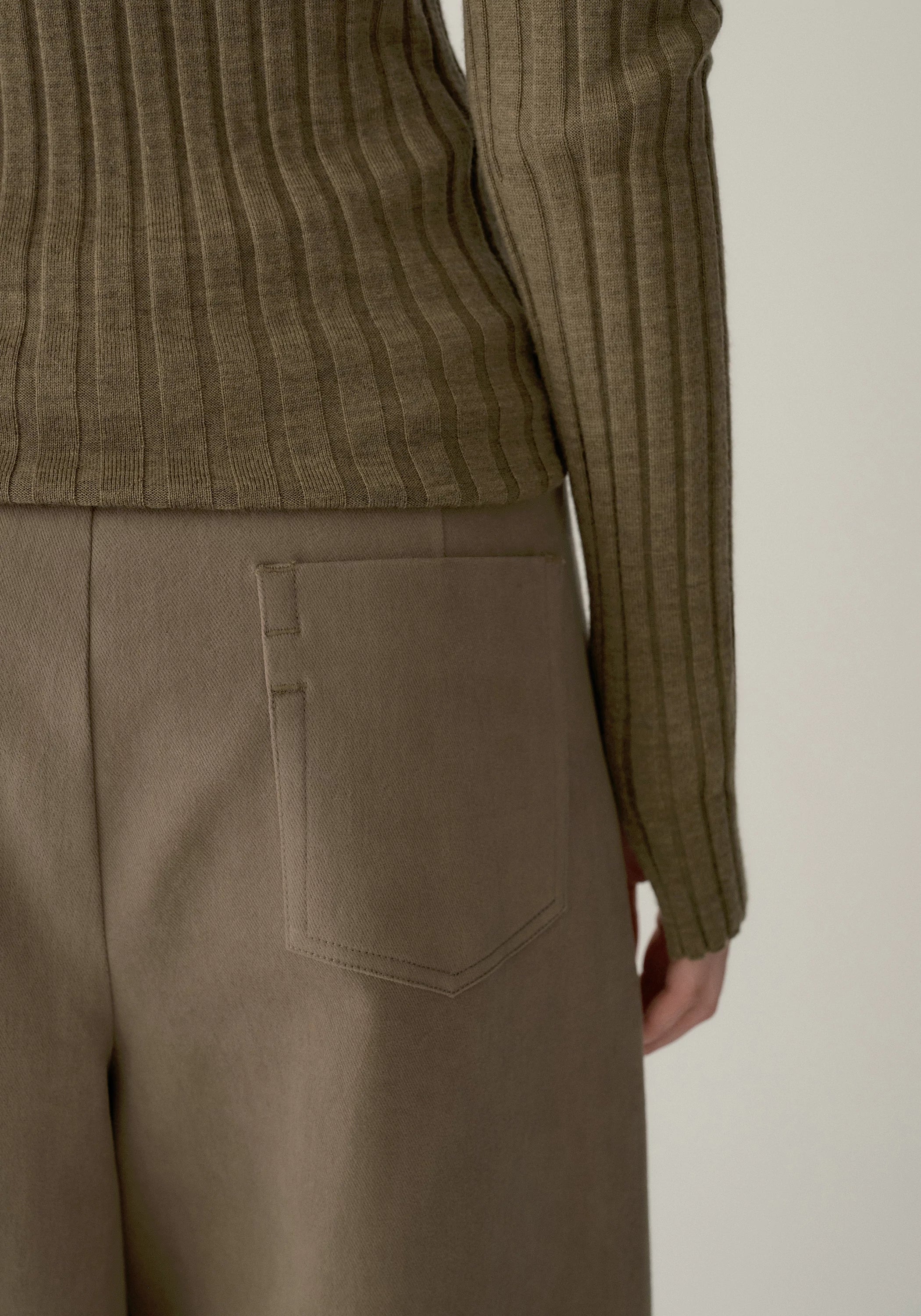 Brushed Wide-Leg Pants - Image 11