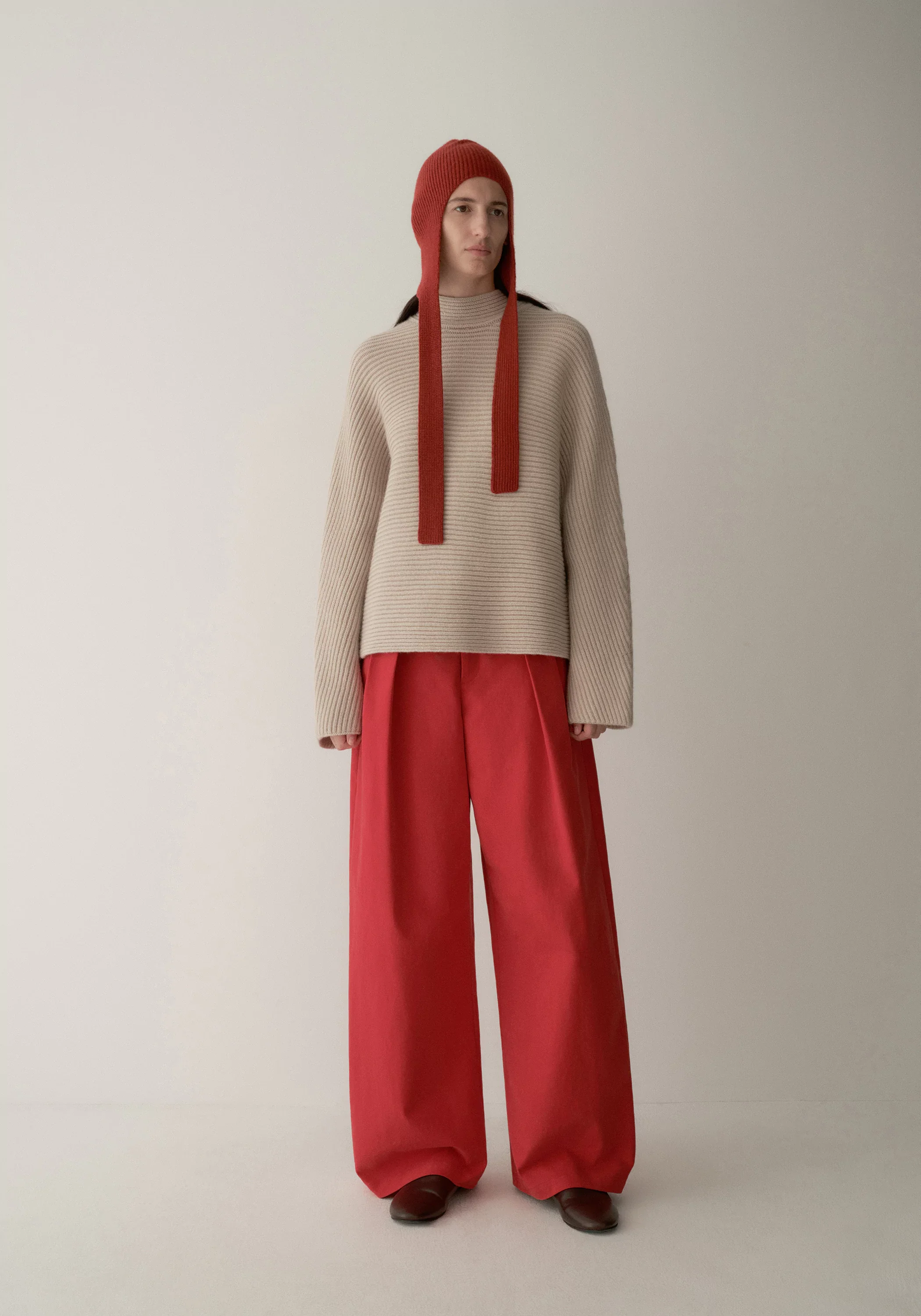 Brushed Wide-Leg Pants - Image 17