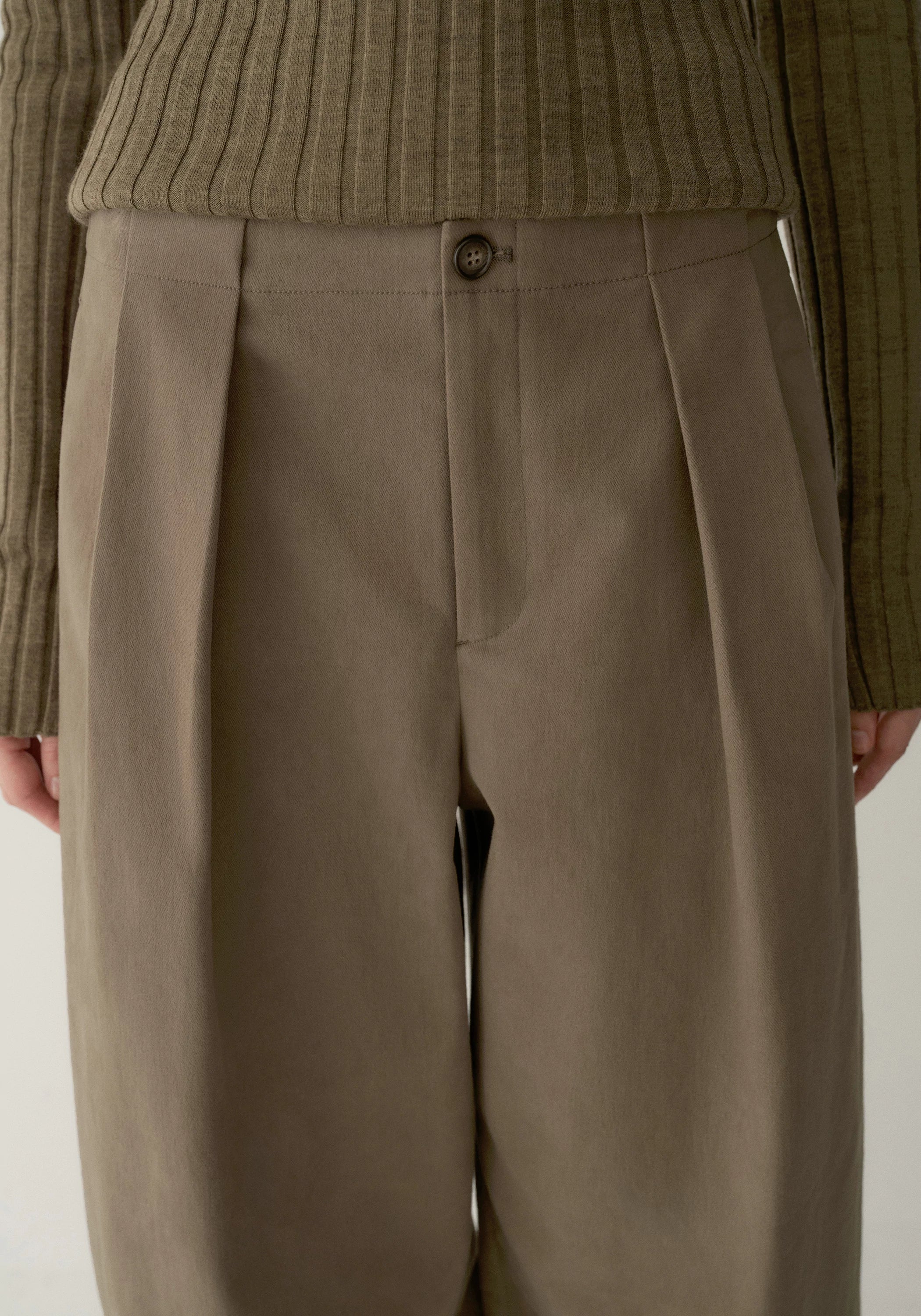 Brushed Wide-Leg Pants - Image 9