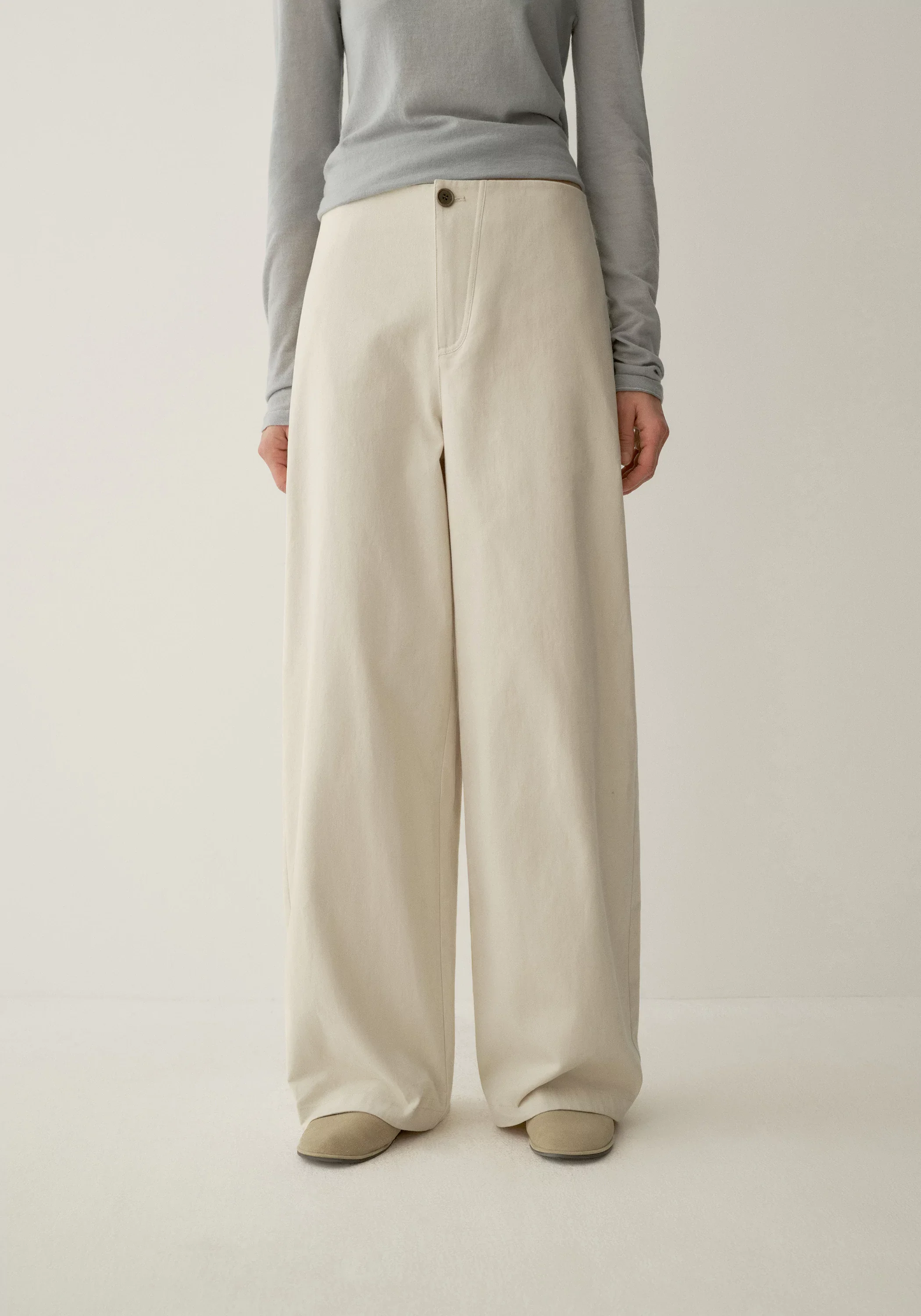 Brushed Split-placket Pants - Image 10