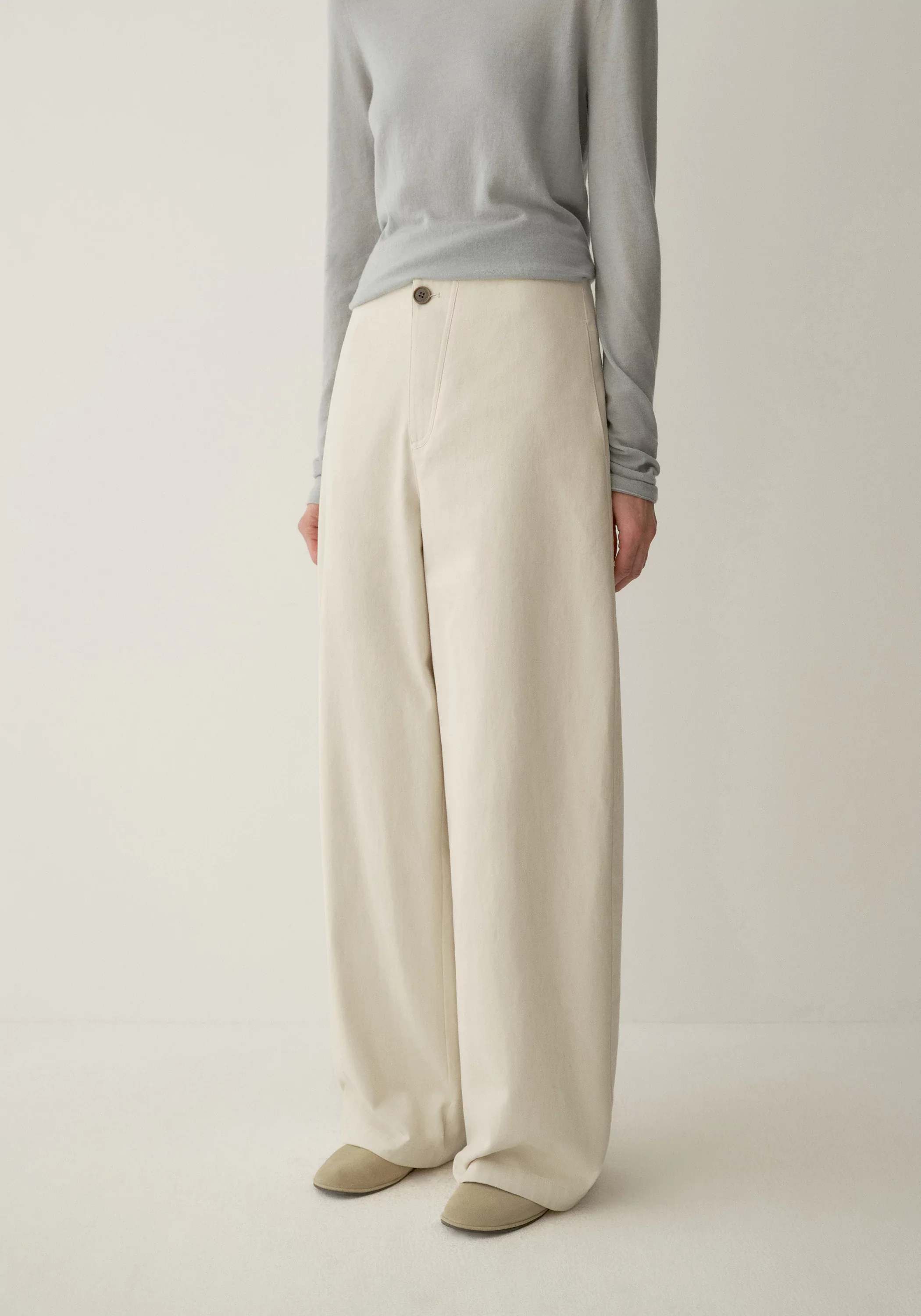 Brushed Split-placket Pants - Image 11