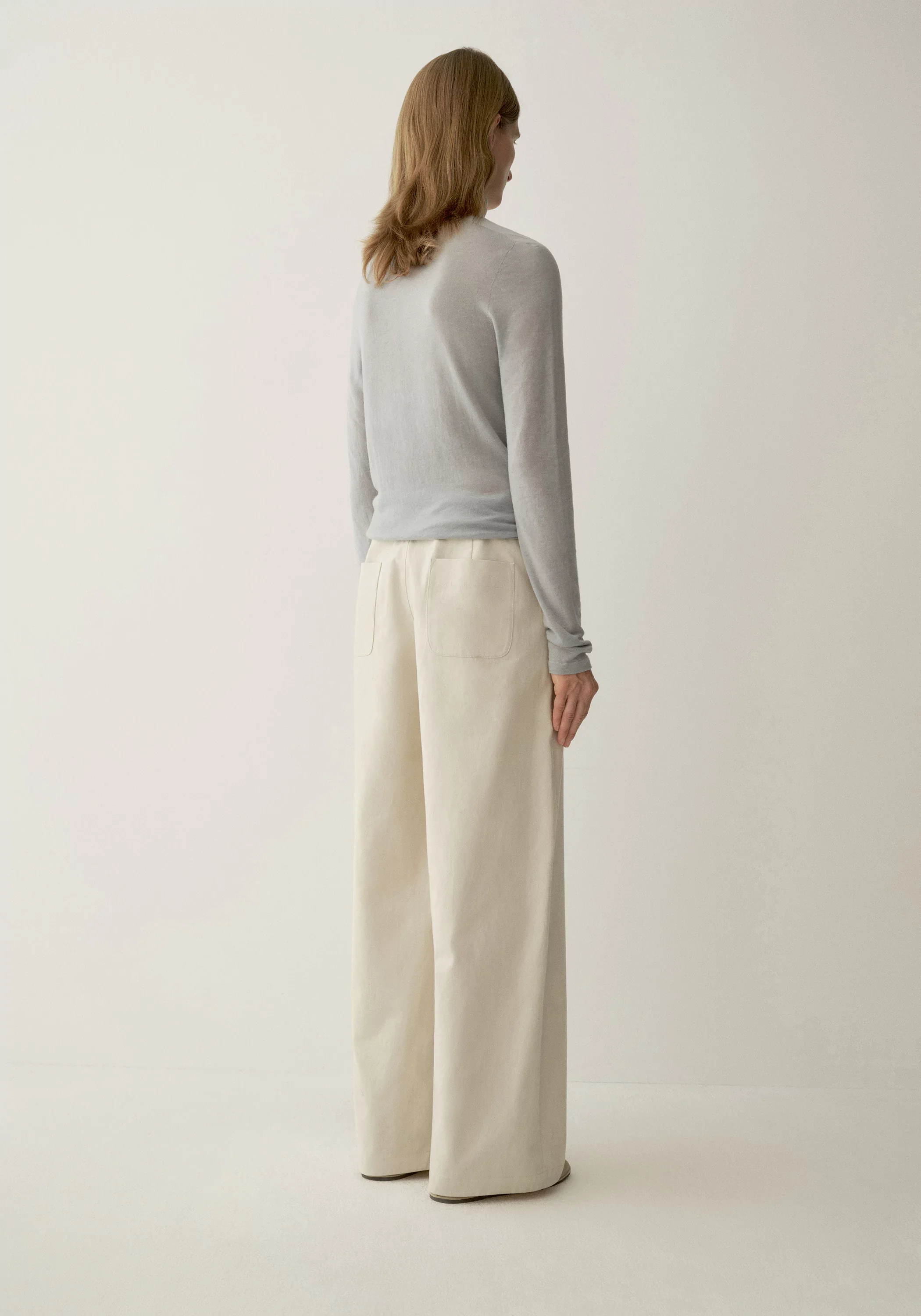 Brushed Split-placket Pants - Image 9
