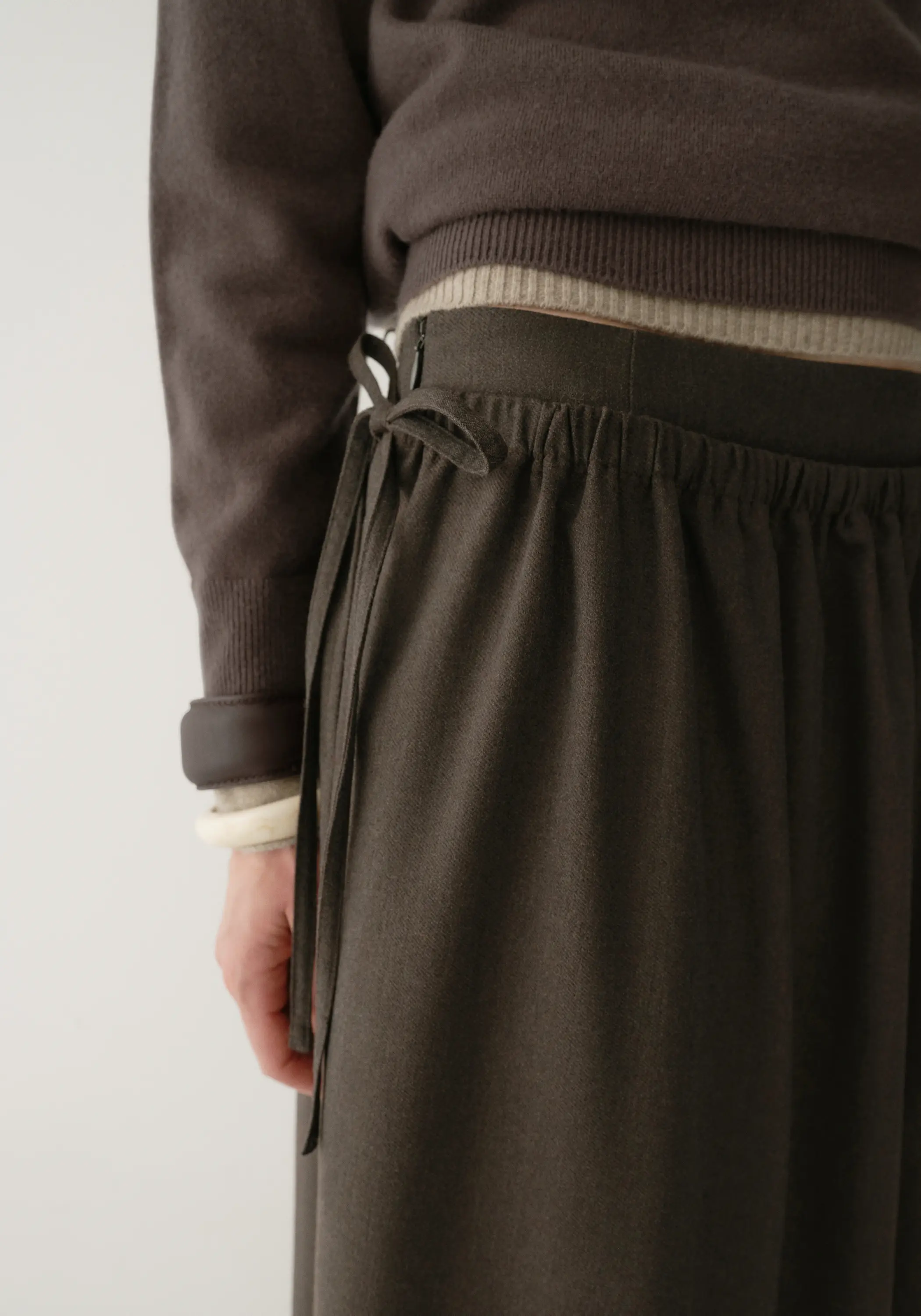 Pleated Straight Skirt - Image 10