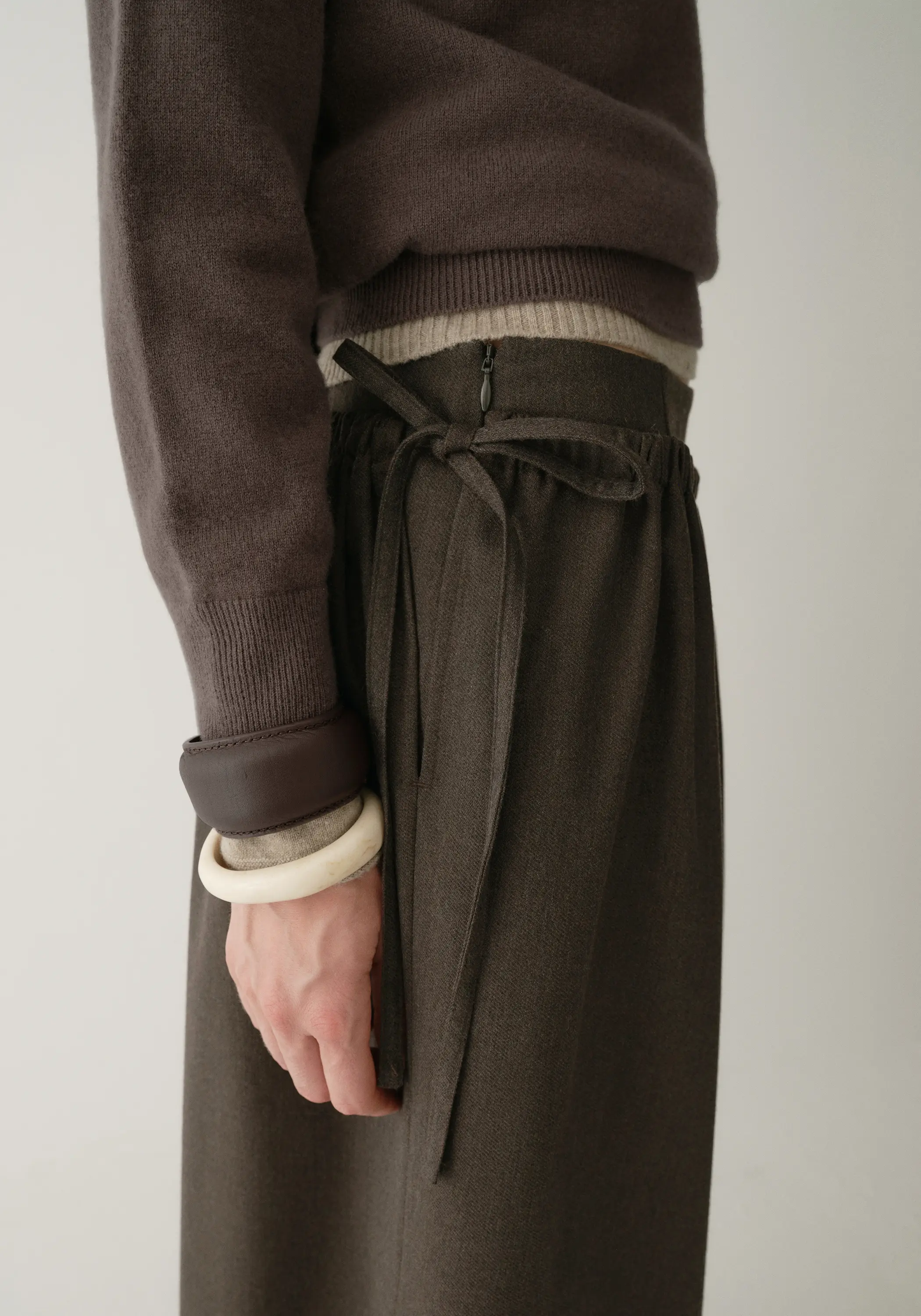 Pleated Straight Skirt - Image 11