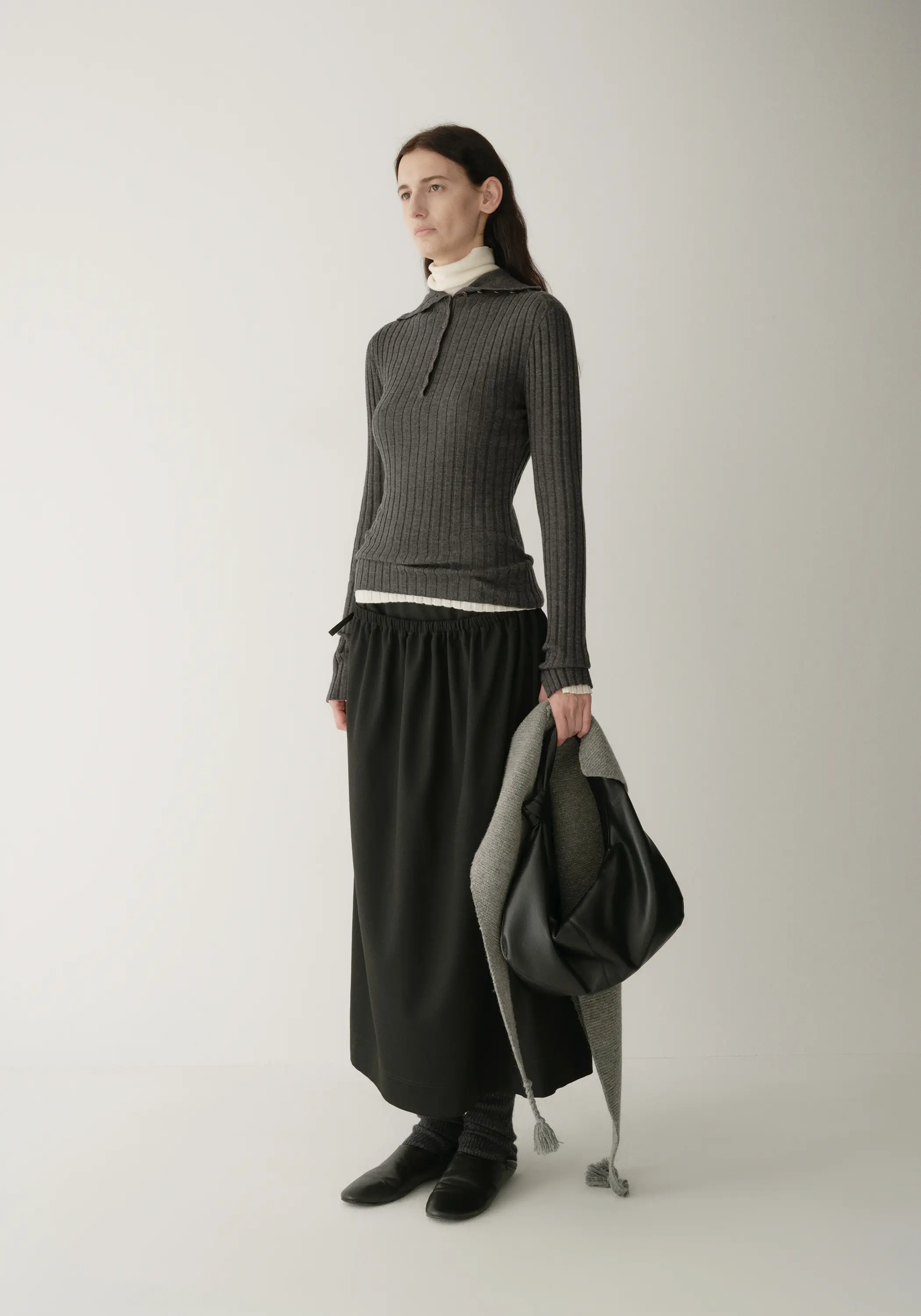 Pleated Straight Skirt - Image 15